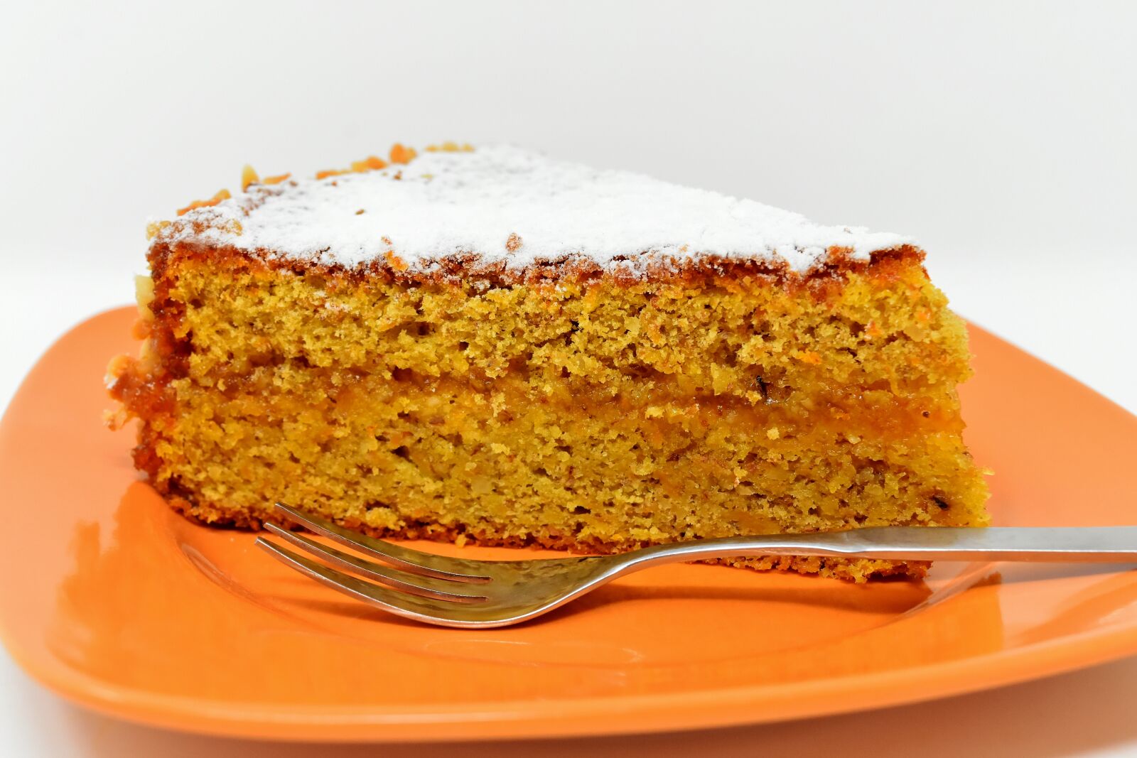 Nikon D7200 sample photo. Cake, carrot cake, delicious photography