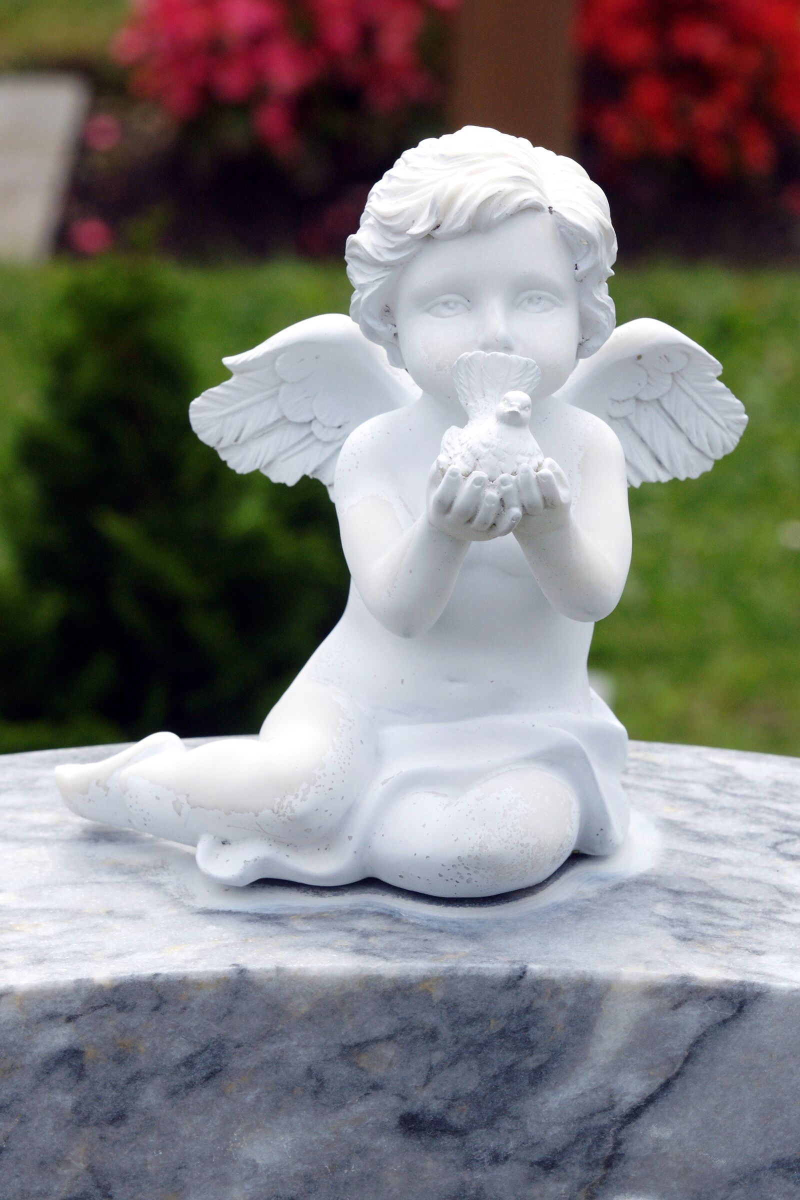 Sony Alpha DSLR-A700 sample photo. Angel, angel figure, contemplative photography
