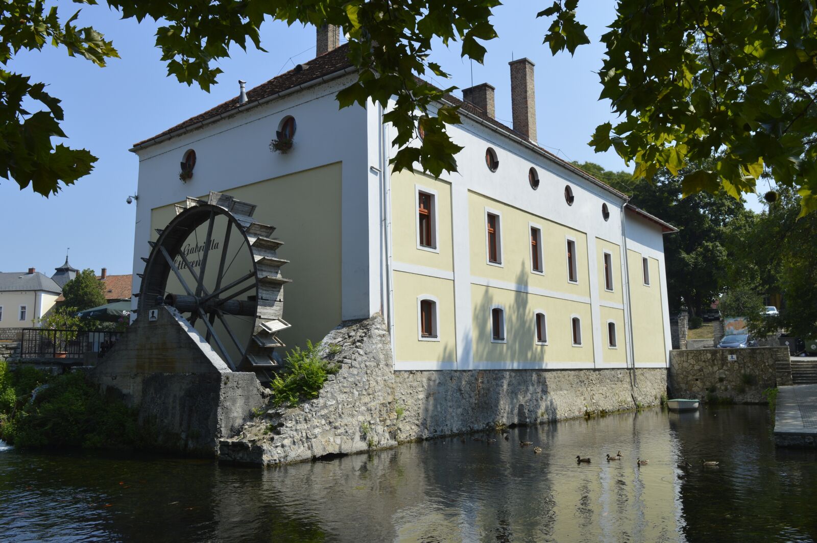 Nikon D3200 sample photo. Tapolca, mill pond, hotel photography