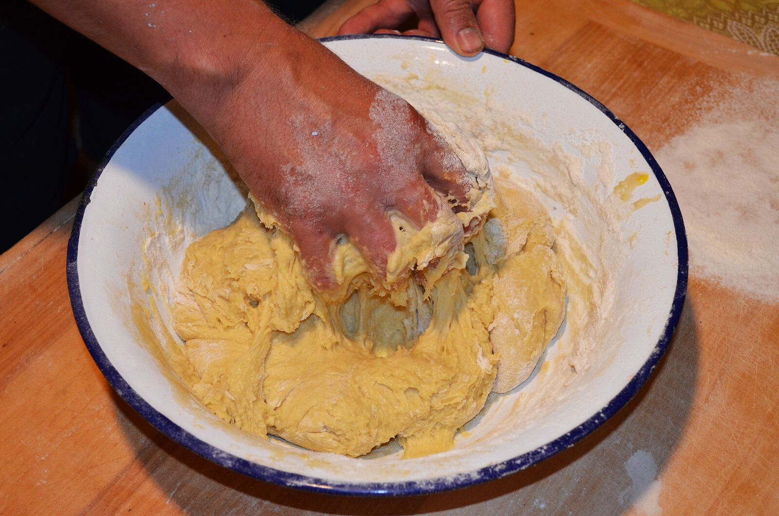 Nikon D5100 sample photo. Cake yeast, kneading dough photography