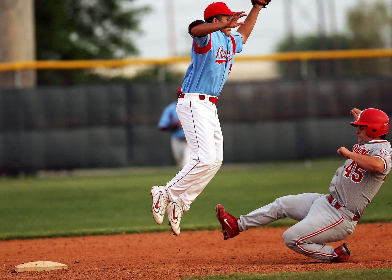 Canon EOS 20D sample photo. Baseball, baseball player, slide photography