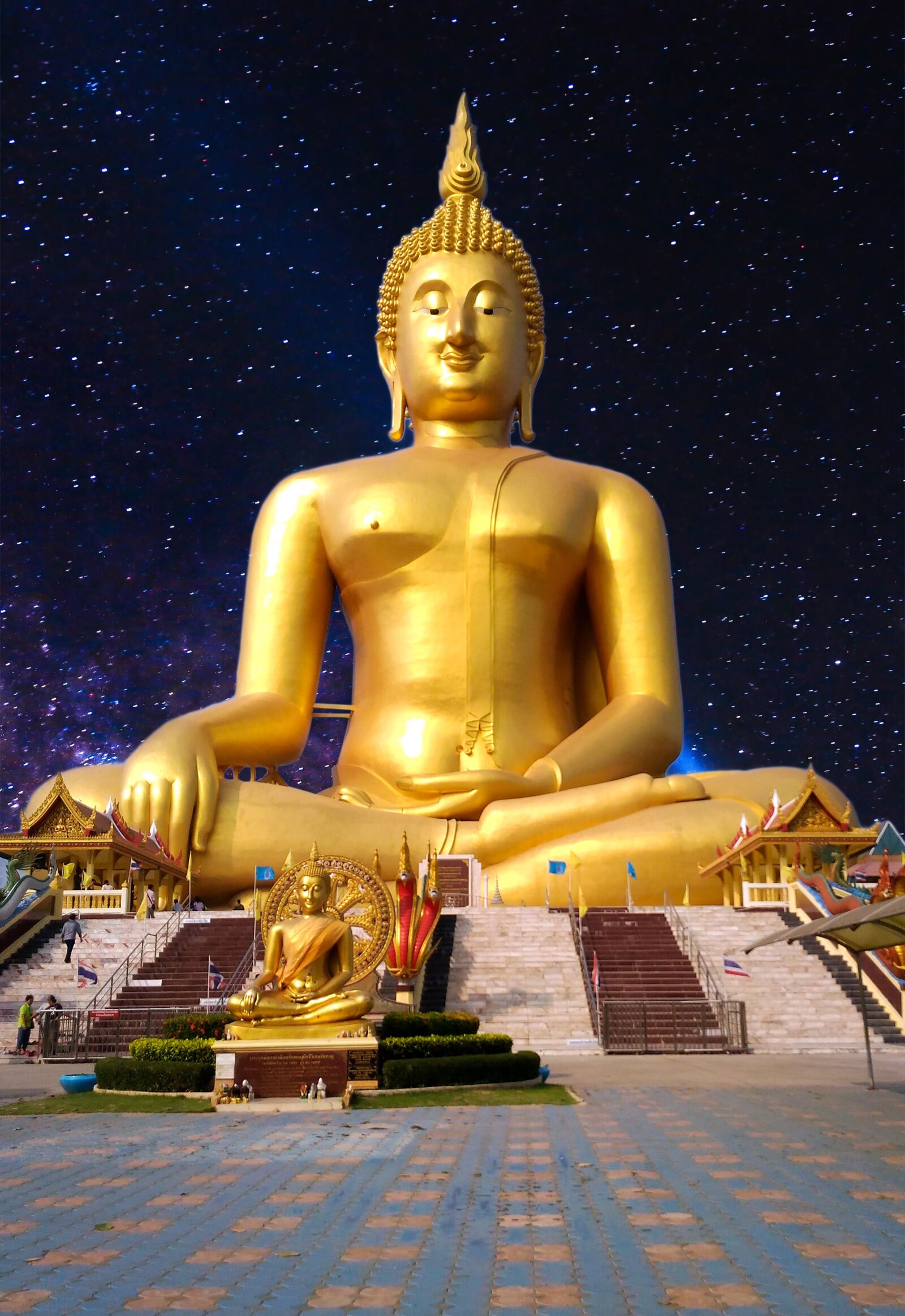 ASUS ZenFone 2 Laser (ZE550KL) sample photo. Measure, buddha statue, thailand photography