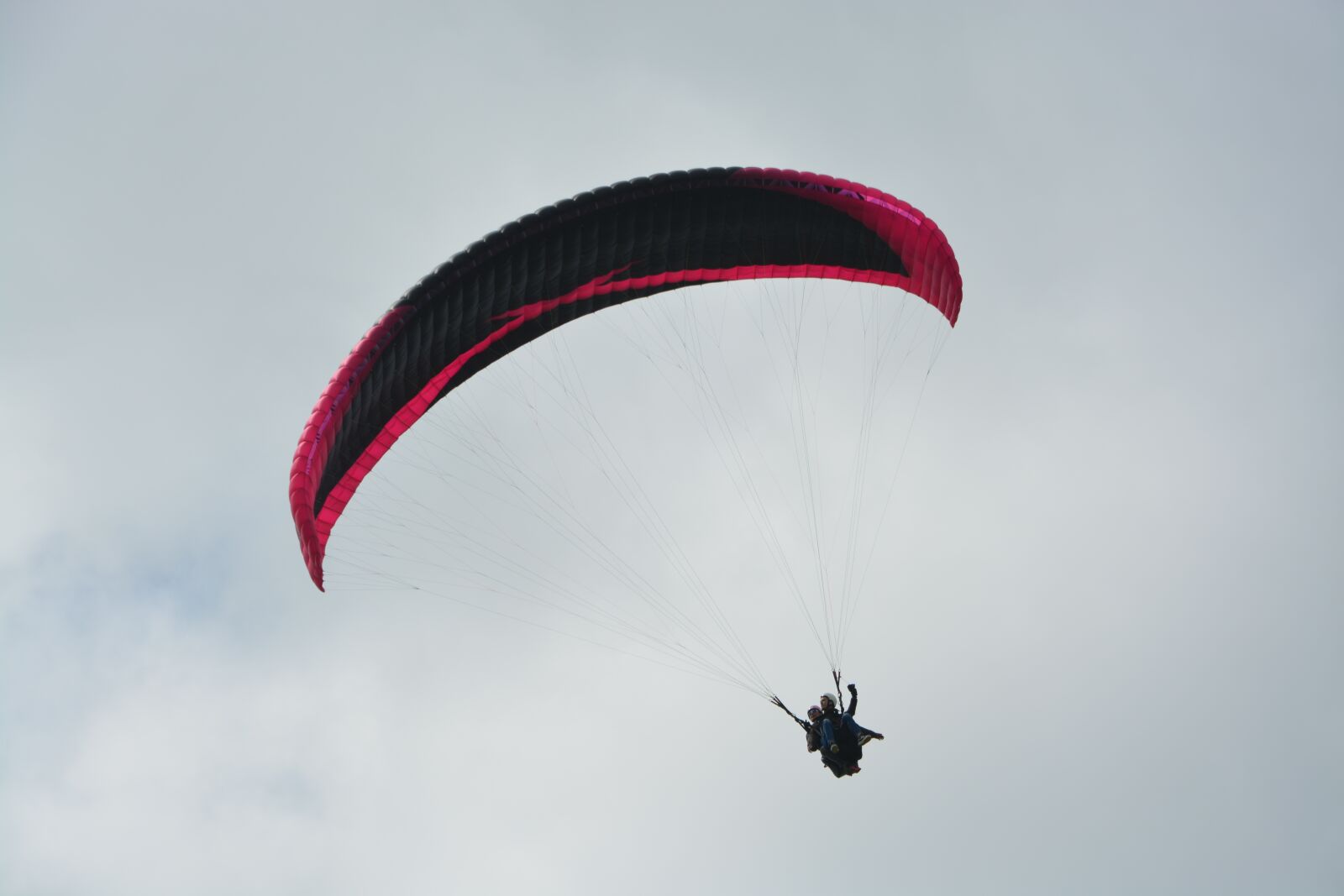Nikon D5200 sample photo. Paragliding bi-place, paragliding, two photography