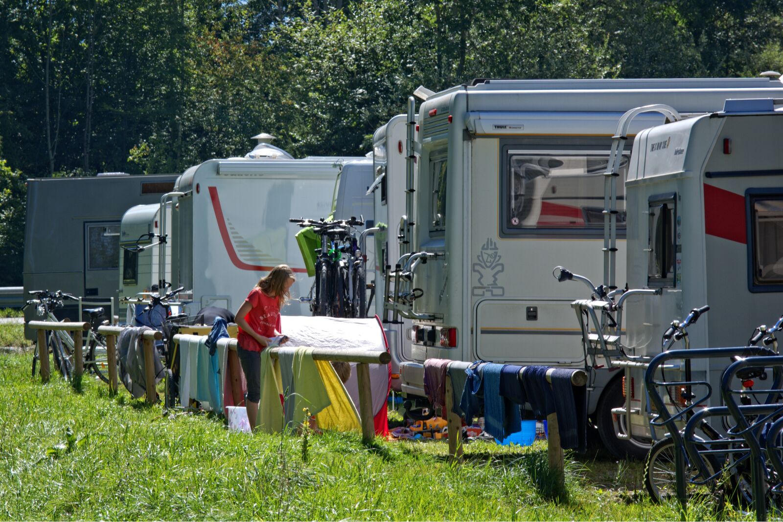 55.0-200.0mm f/4.0-f/5.6 sample photo. Camping, mobile home, click photography