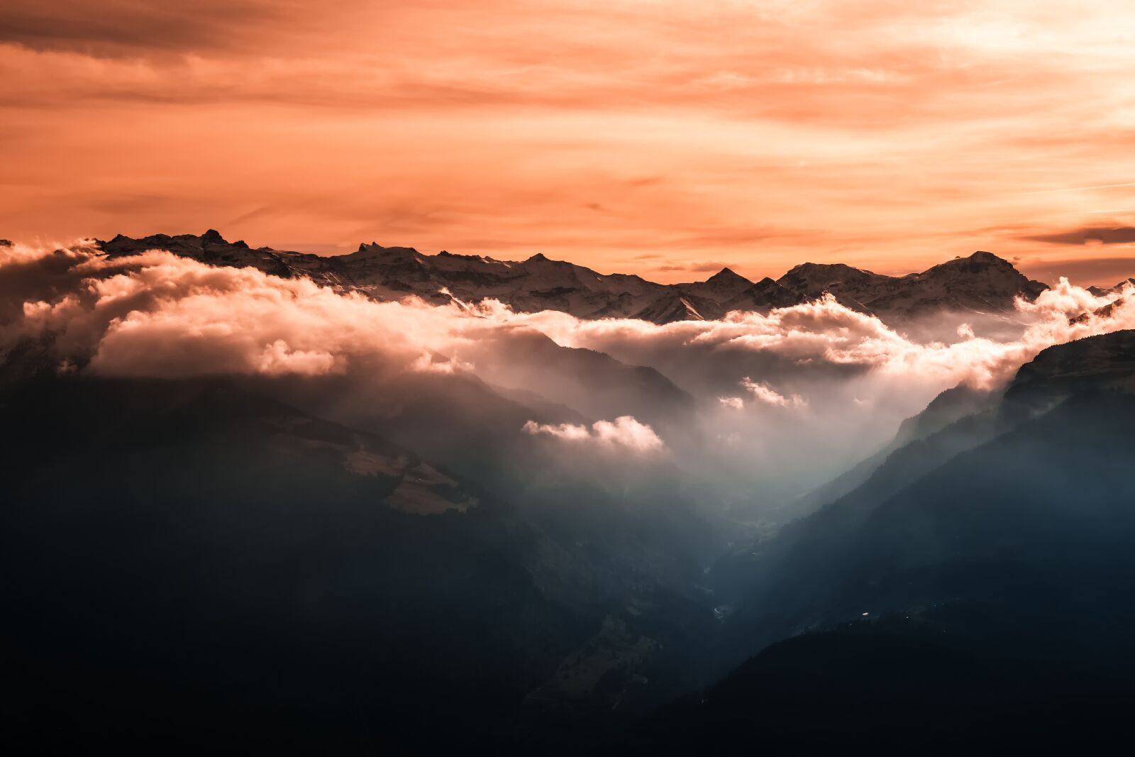 Nikon D750 sample photo. Mountains, sun, fog photography