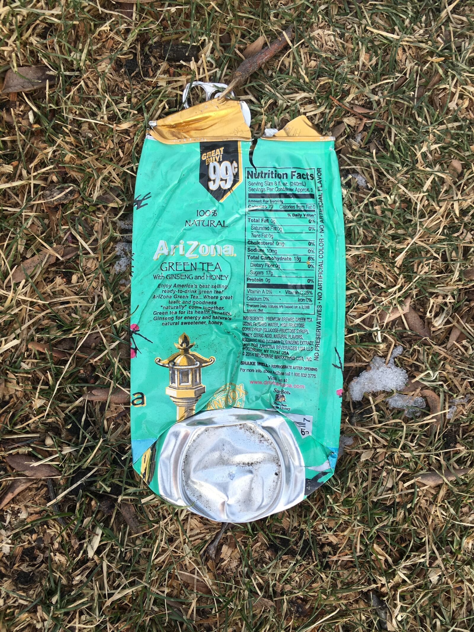 Apple iPhone 6s Plus sample photo. Smashed, can, soda photography