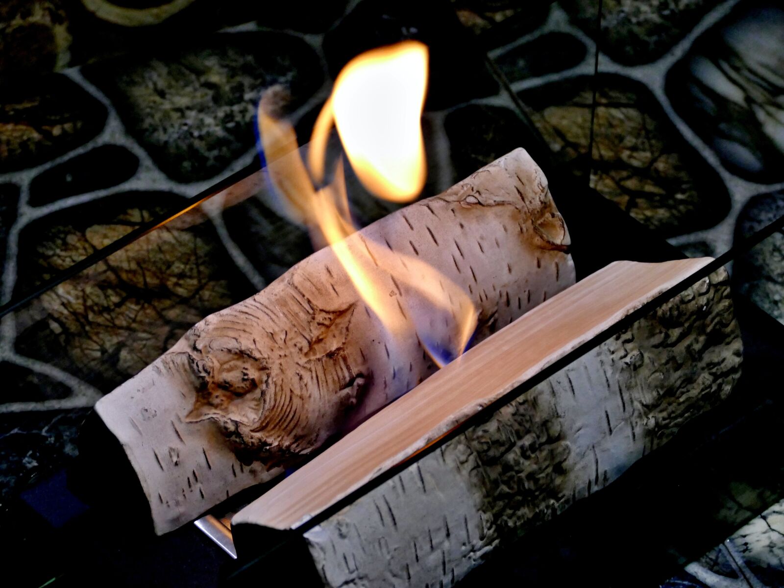 Panasonic Lumix DMC-FZ1000 sample photo. Bio, fireplace, burning photography