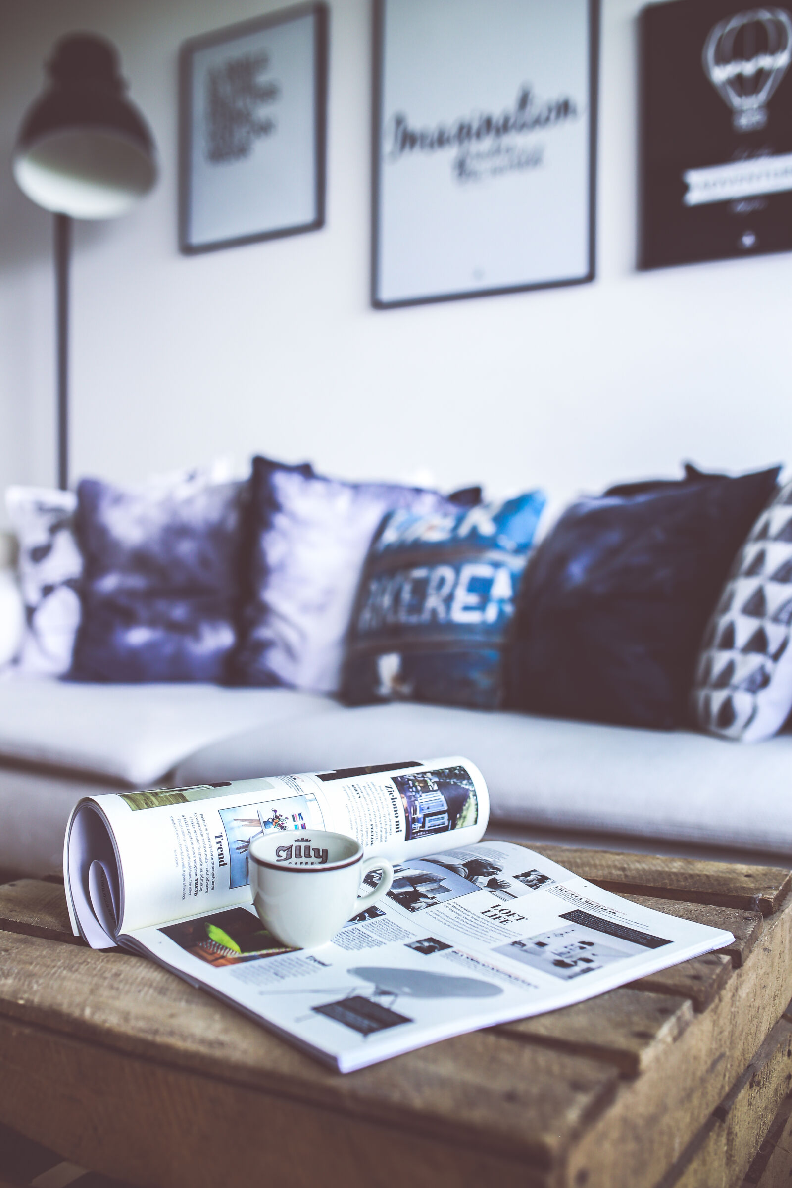 Canon EOS 6D + Sigma 35mm F1.4 DG HSM Art sample photo. Reading, with, cup, of photography