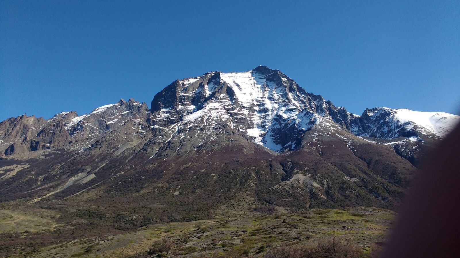 Motorola MotoG3 sample photo. Patagonia, snow, moutain sky photography