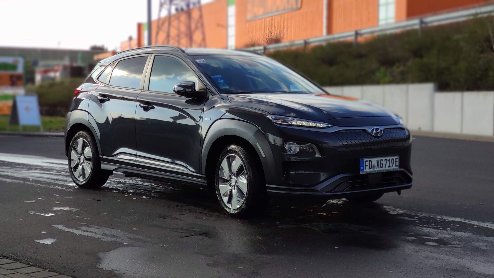 Xiaomi Mi 9T sample photo. Hyundai, kona, electric photography