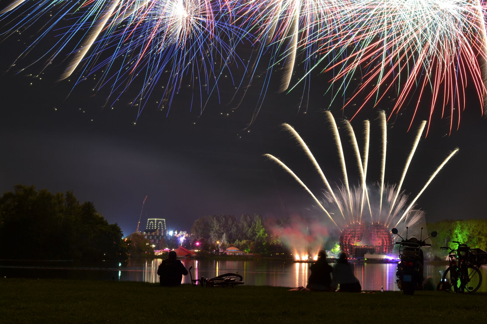 Nikon D3100 sample photo. Explosion, festival, fireworks, music photography