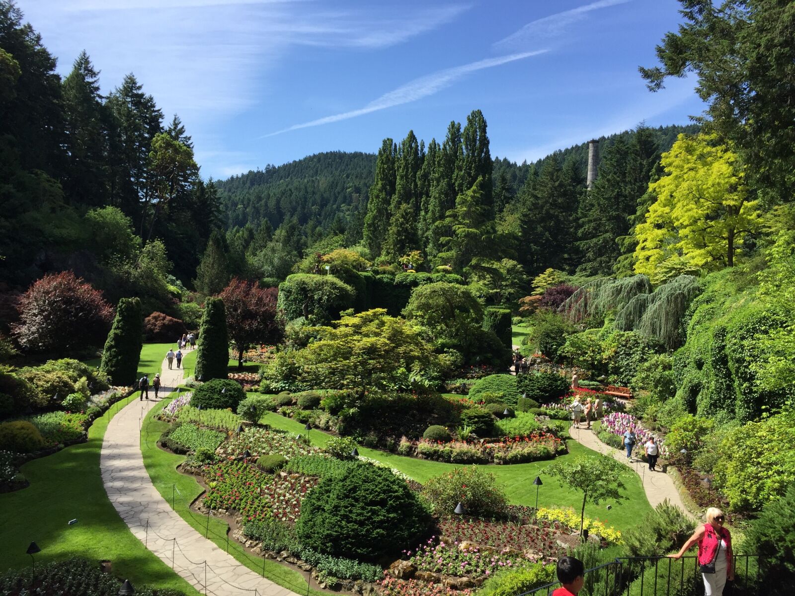Apple iPhone 6 sample photo. Butchart, garden, canada photography