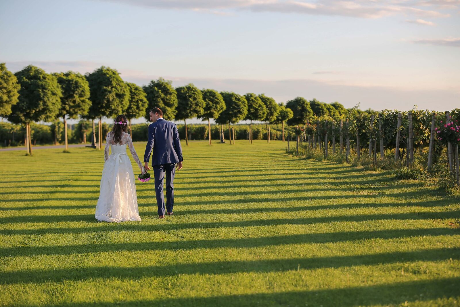 Canon EOS 5D Mark III sample photo. Gentleman, lady, vineyard, field photography