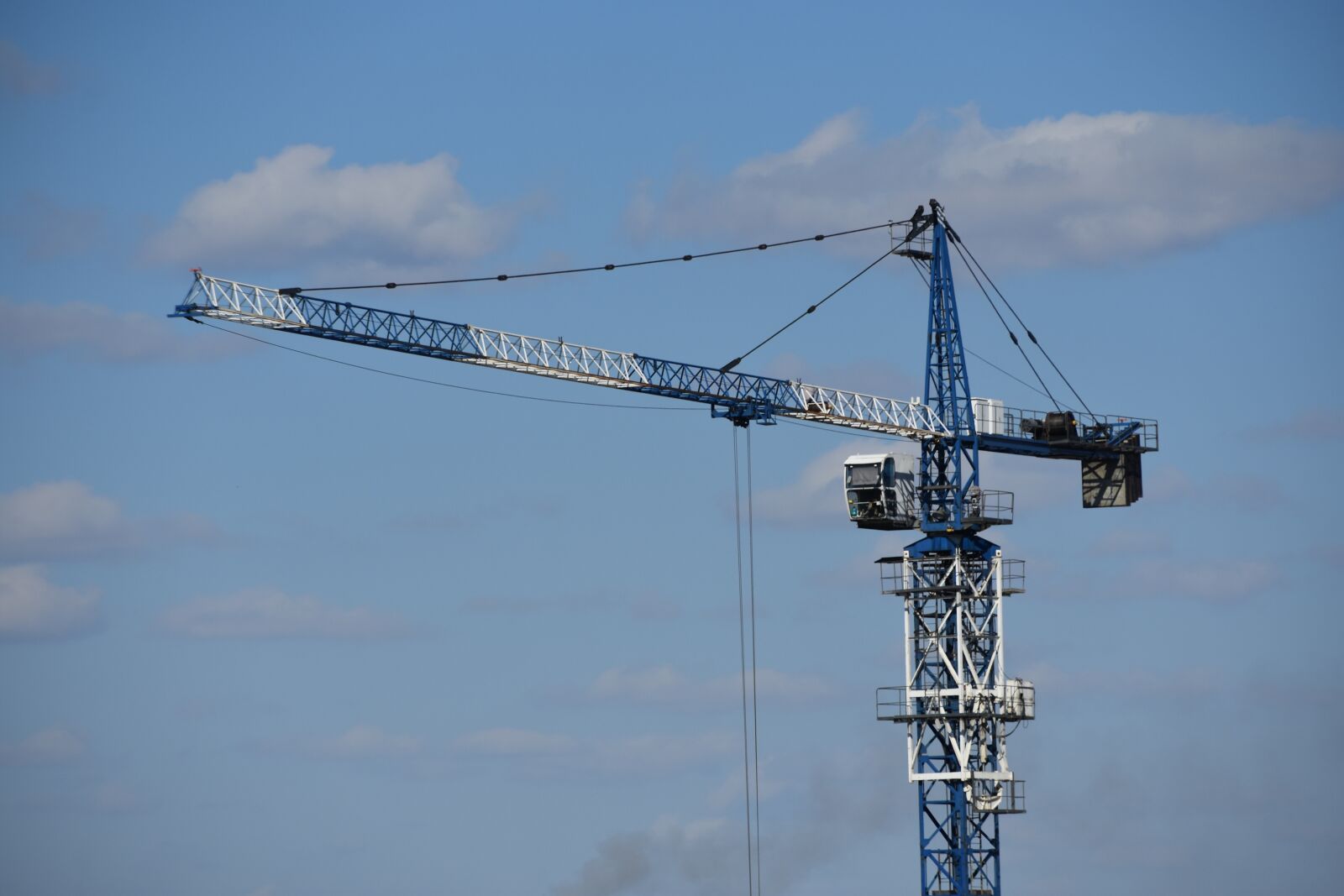 Nikon D3400 sample photo. Crane, construction, sky photography