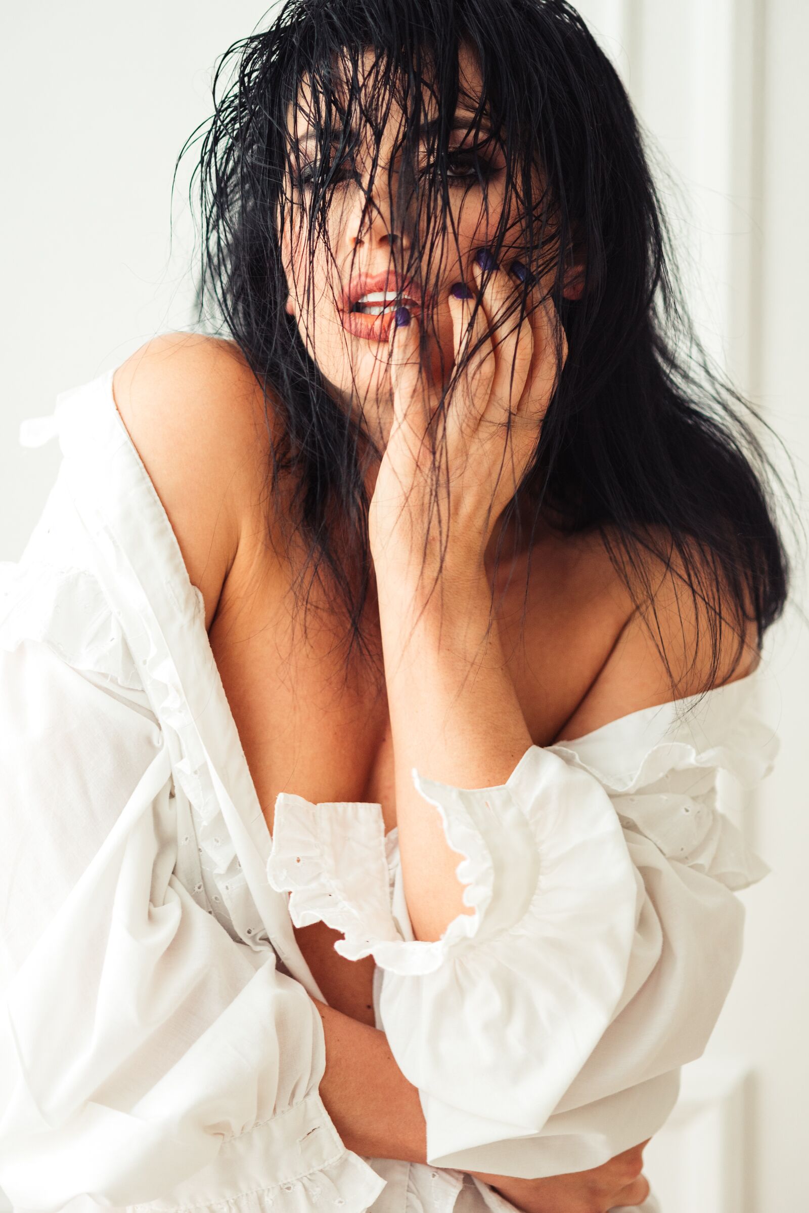 Nikon D750 sample photo. Face, model, portrait photography
