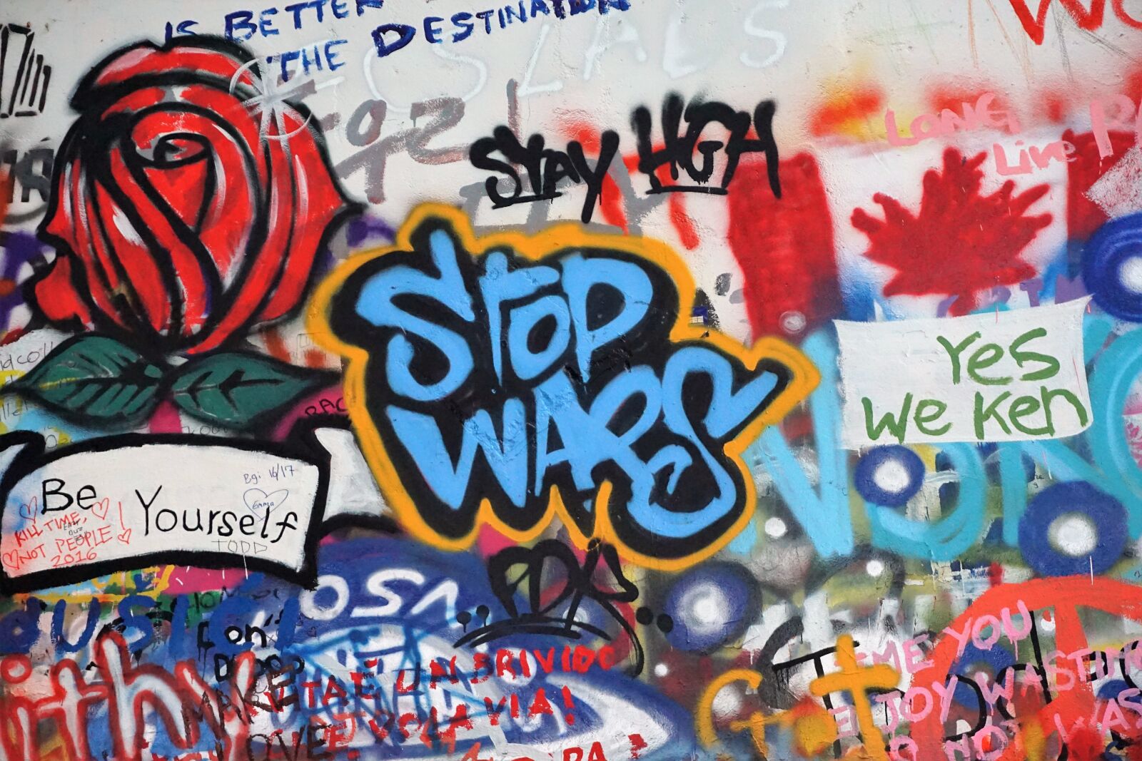 Sony a6000 sample photo. Anti-war, grafitti, john lennon photography