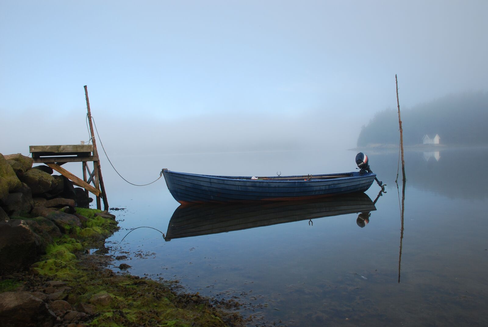 Nikon D80 sample photo. Bohuslän, echo, morning photography