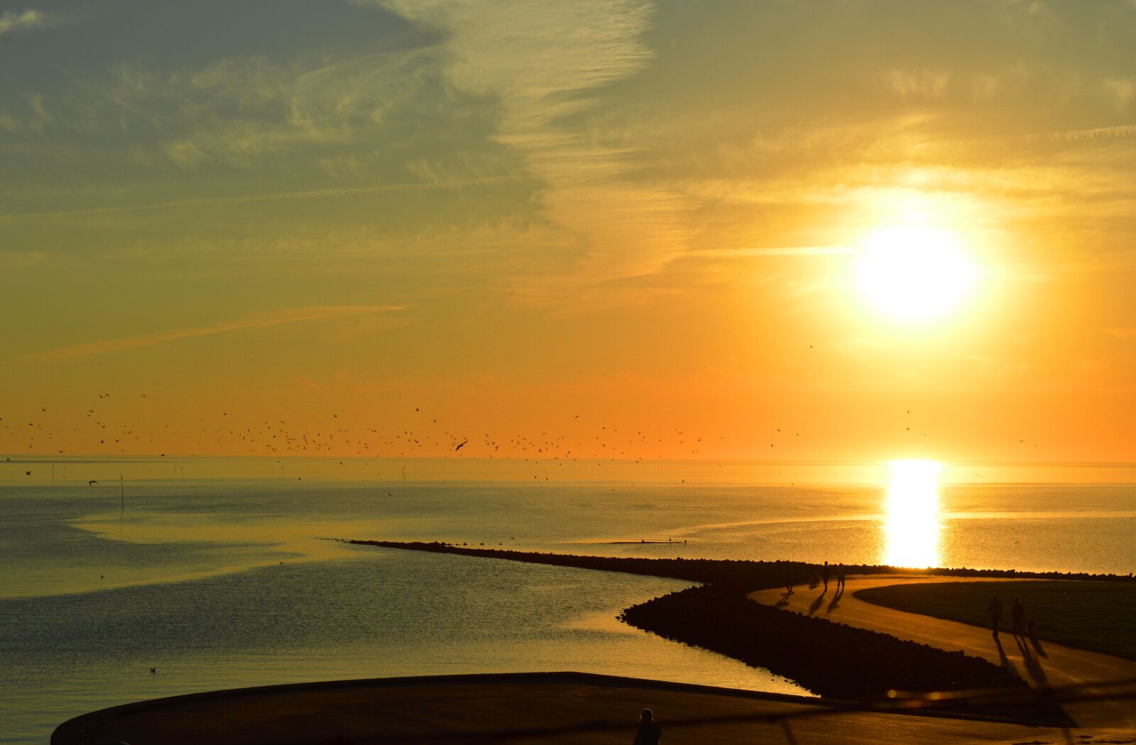 Nikon D3200 sample photo. Abendstimmung, north sea, meldorfer photography
