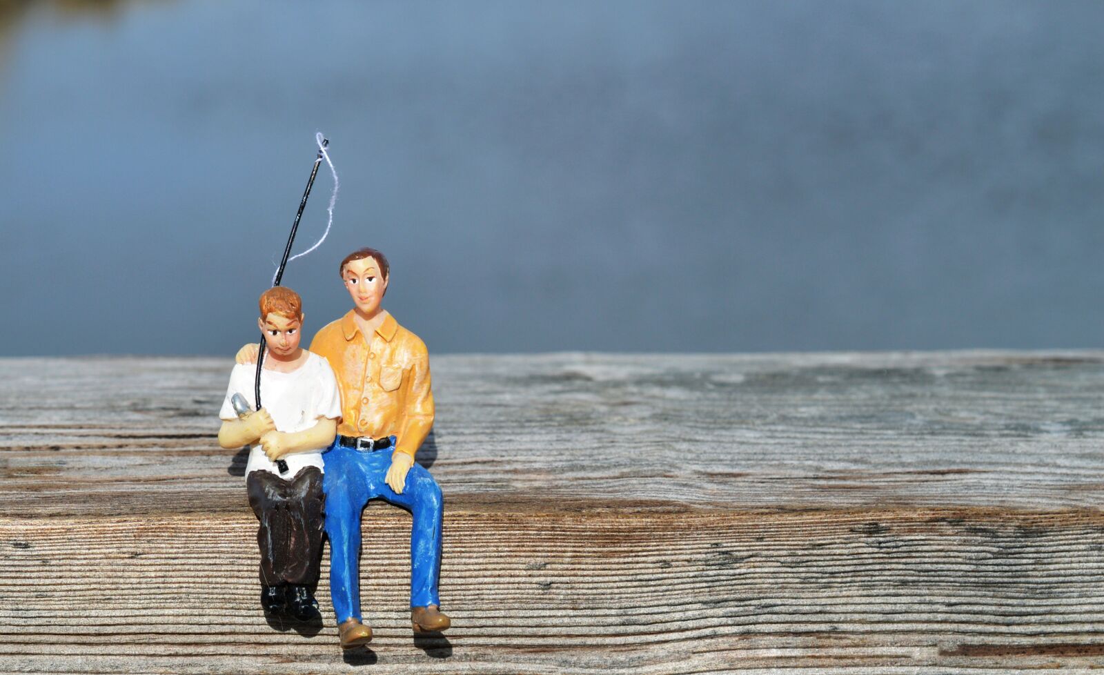 Nikon D3200 sample photo. Fishing, father, son photography