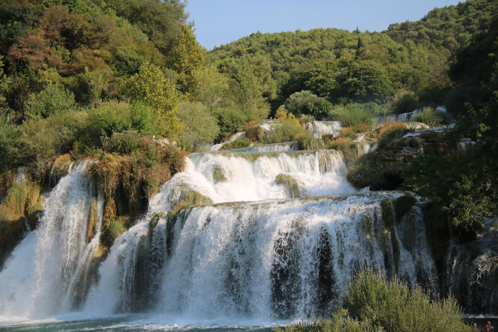 Canon EOS 750D (EOS Rebel T6i / EOS Kiss X8i) + Canon EF-S 18-135mm F3.5-5.6 IS sample photo. Croatia, waterfall, nature photography