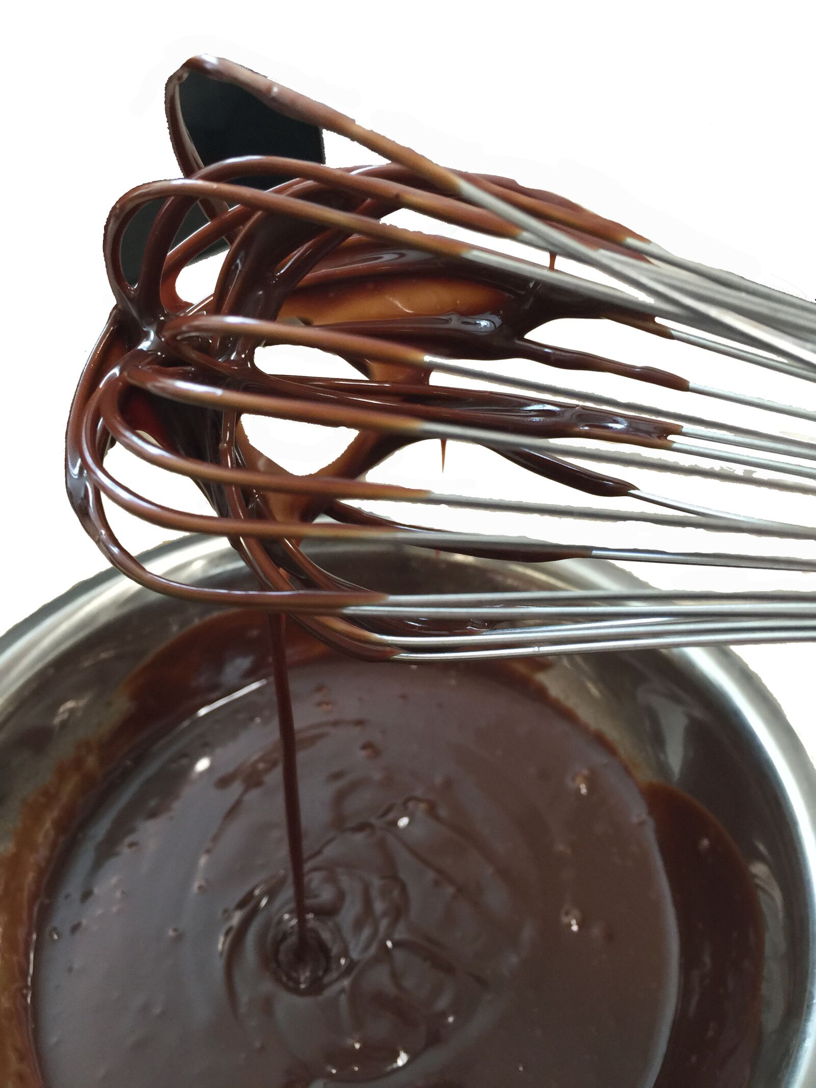 iPhone 6 Plus back camera 4.15mm f/2.2 sample photo. Ganache, whisk, chocolate photography