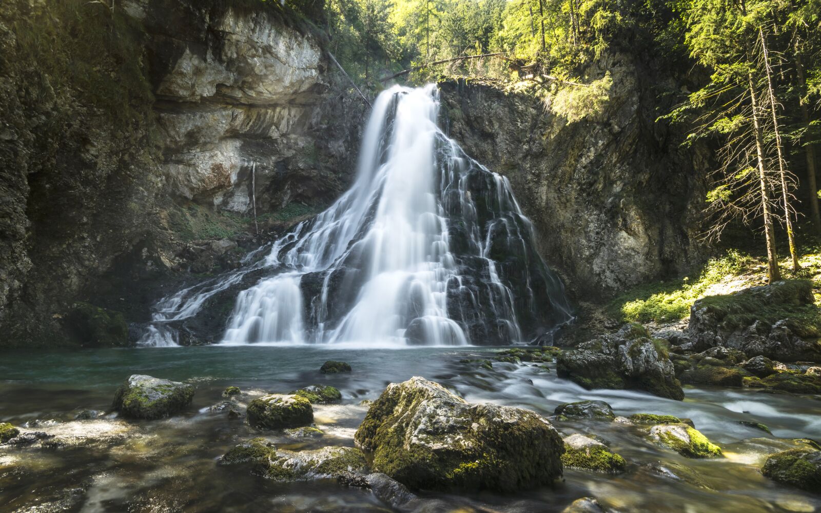 Nikon D3300 sample photo. Waterfall, stones, nature photography