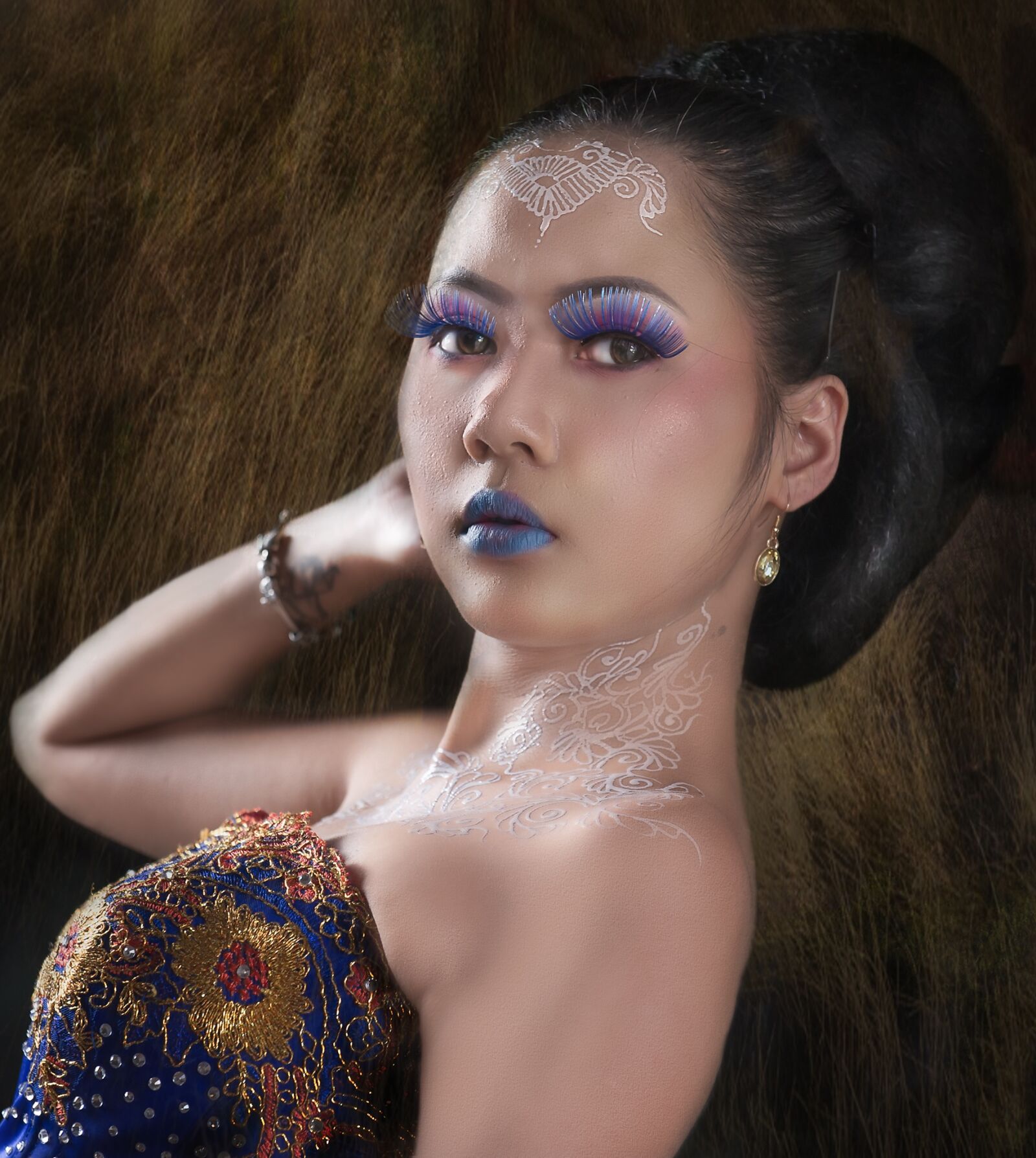 Nikon D3S sample photo. Diva, stare, composite photography