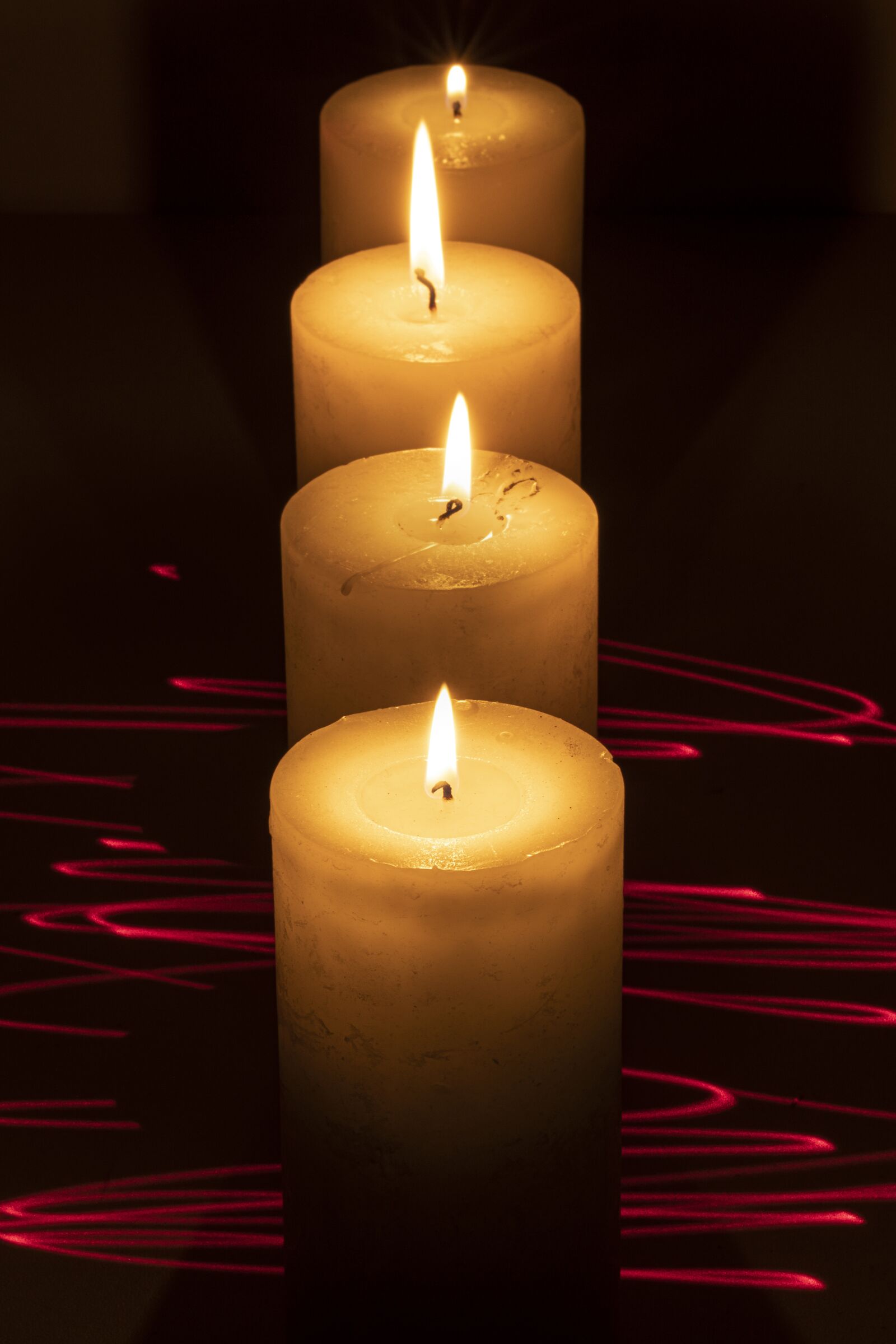 Canon EOS R sample photo. Candle, darkness, the dark photography
