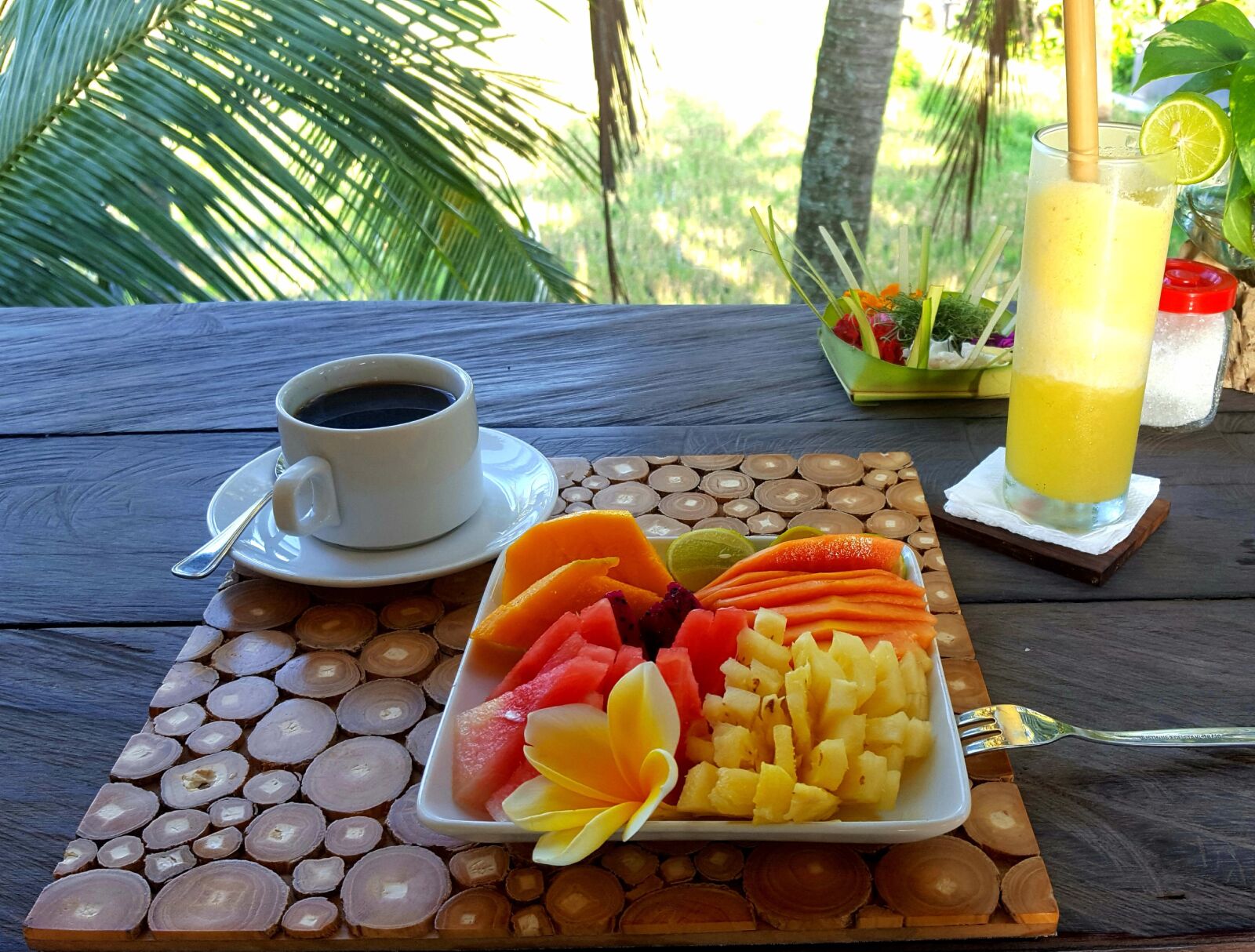 Samsung Galaxy S6 sample photo. Bali, tropical, breakfast photography