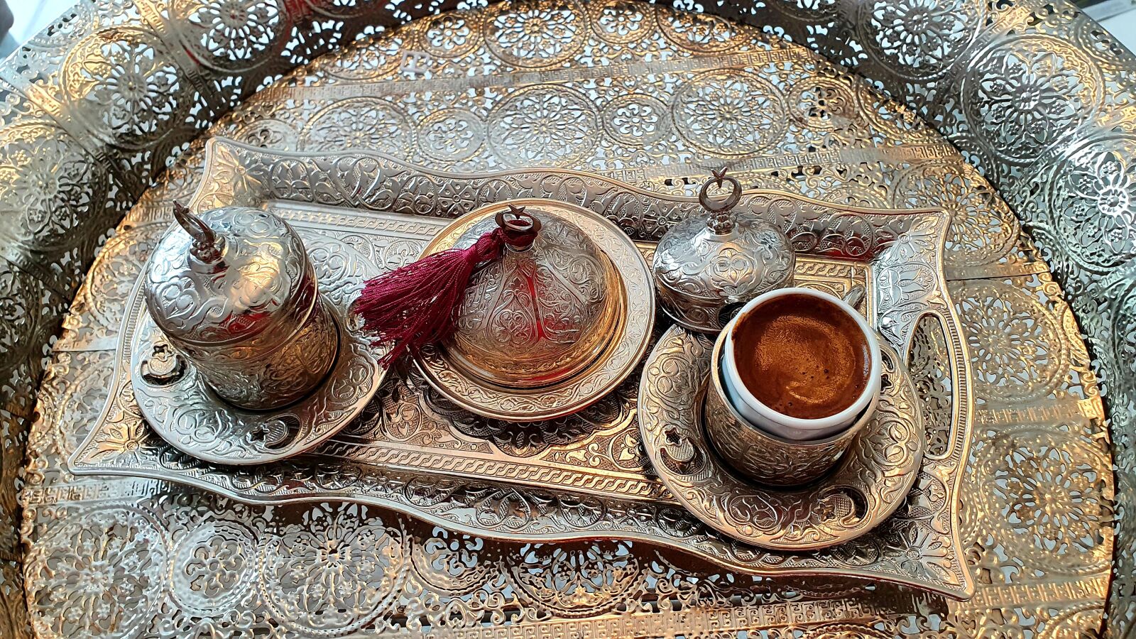 Samsung SM-G975F sample photo. Turkish mocha, turkish coffee photography