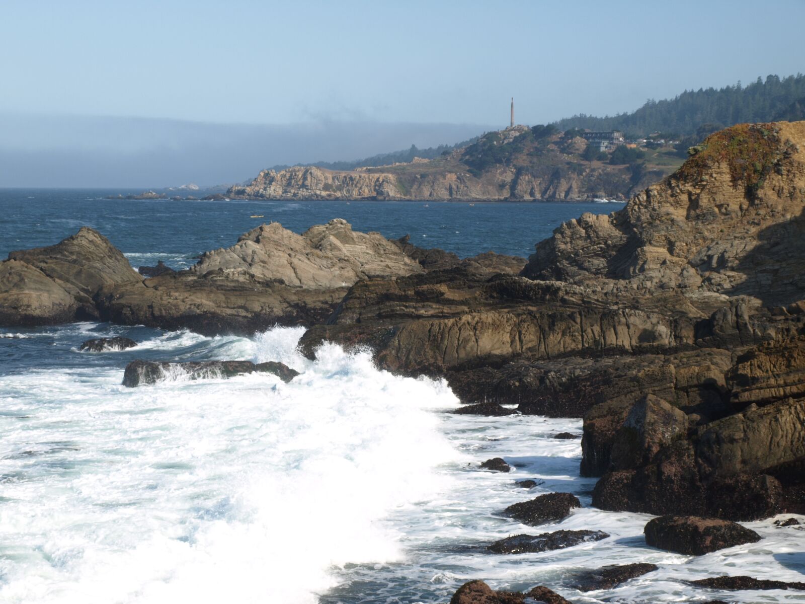 Olympus E-510 (EVOLT E-510) sample photo. Pacific, coast, rock photography