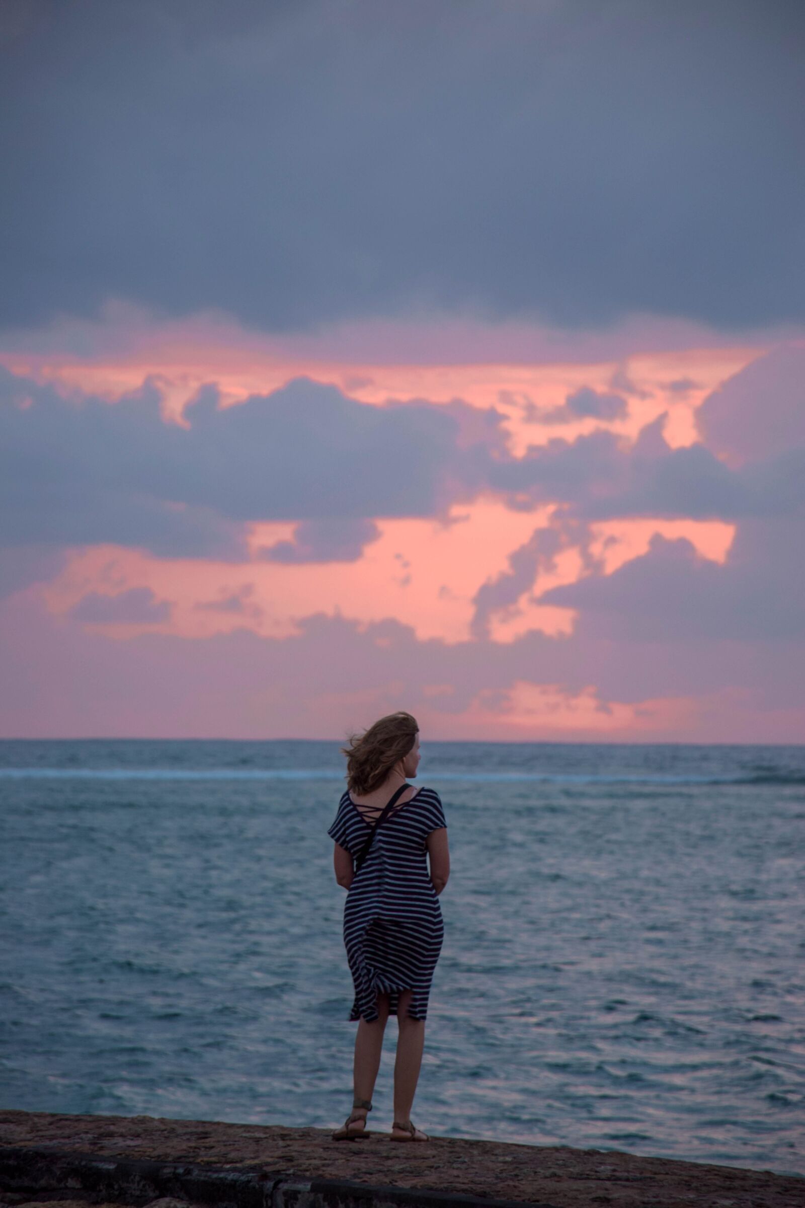 Nikon D5300 sample photo. Alone, woman, beach photography