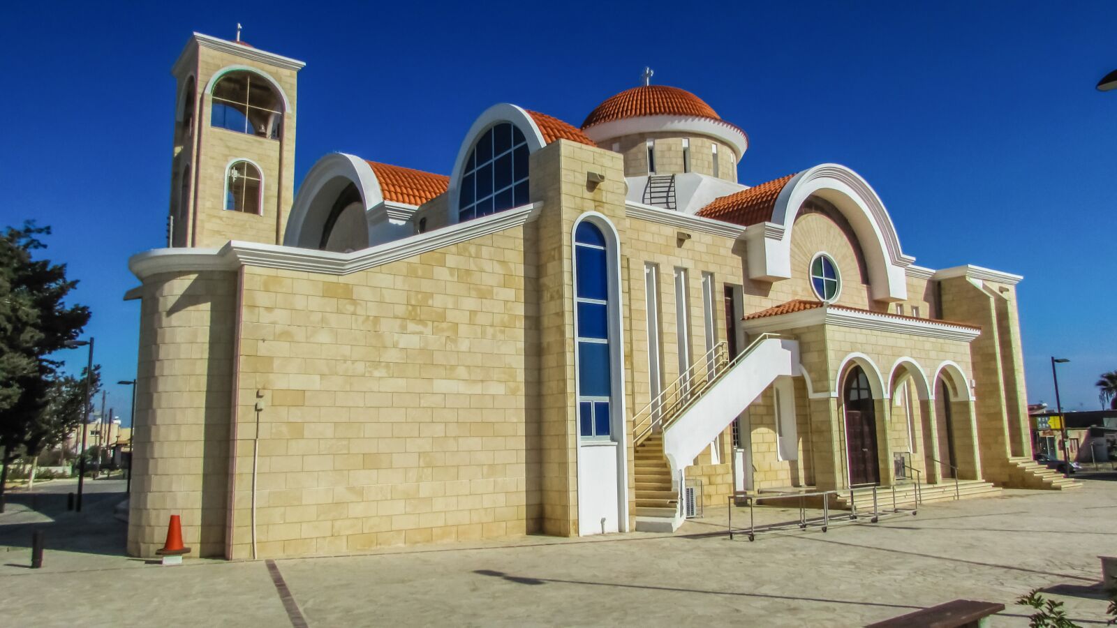 Canon PowerShot SX400 IS sample photo. Cyprus, xylofagou, church photography