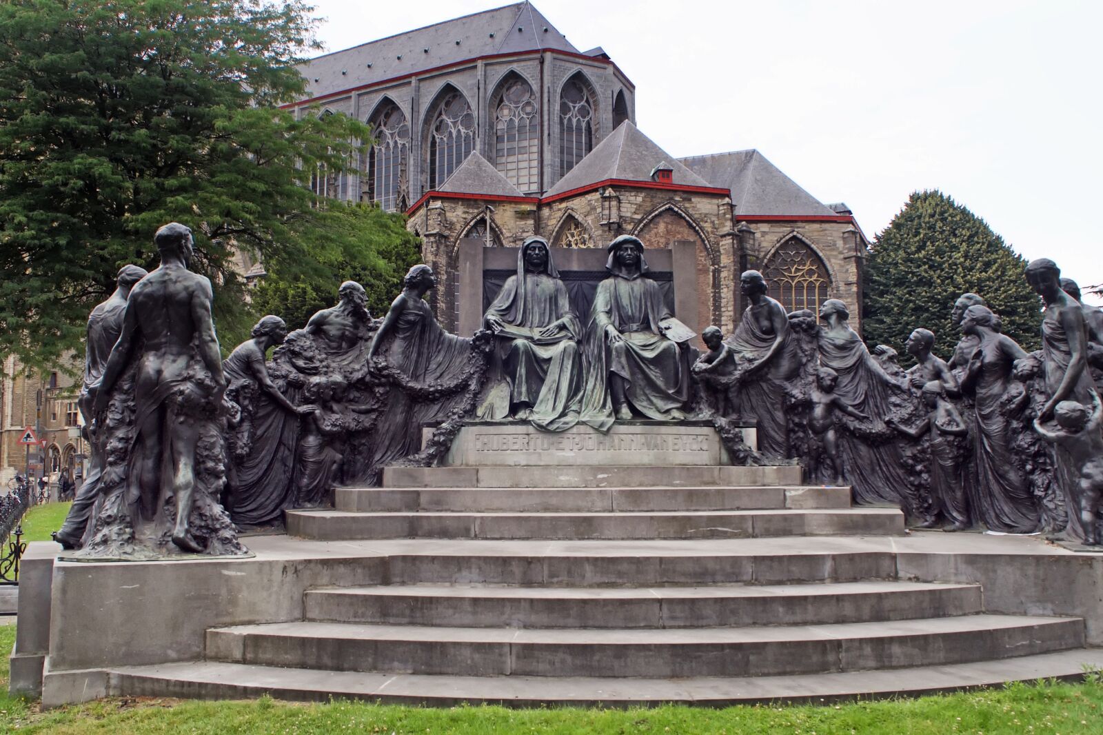 Olympus OM-D E-M10 sample photo. Statue, van eyck, johann photography