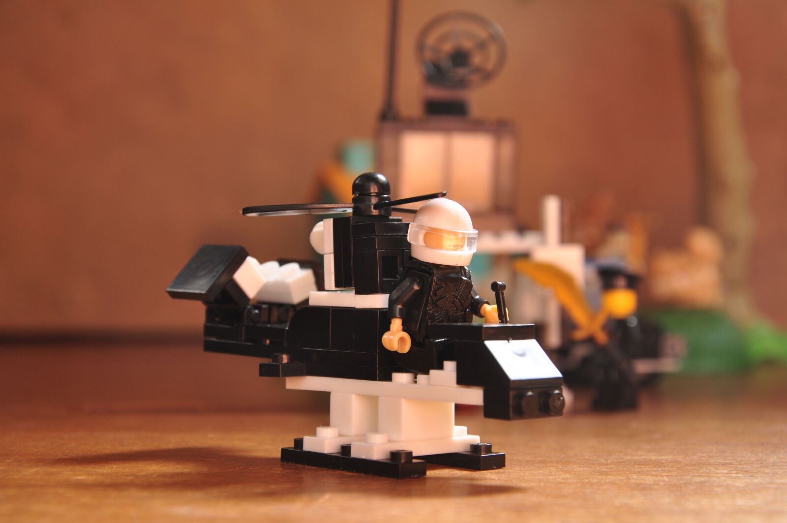 Nikon D90 sample photo. Black, lego, plane, toy photography