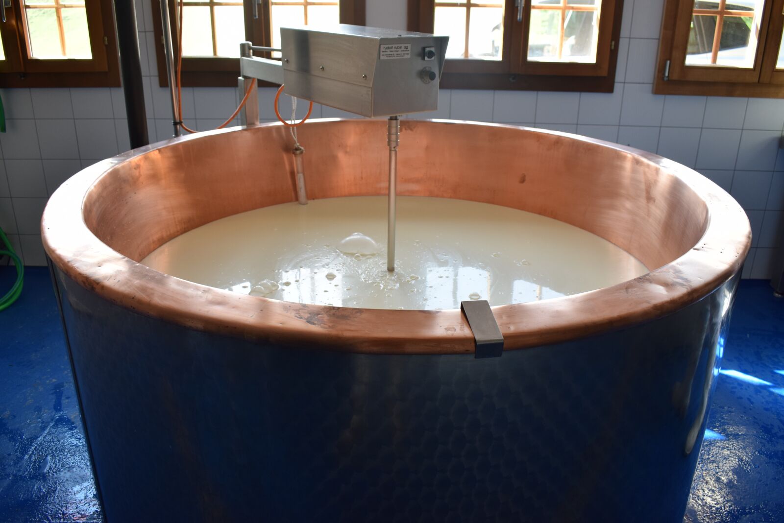 Nikon D5300 sample photo. Cheese, whey, manufacturing photography