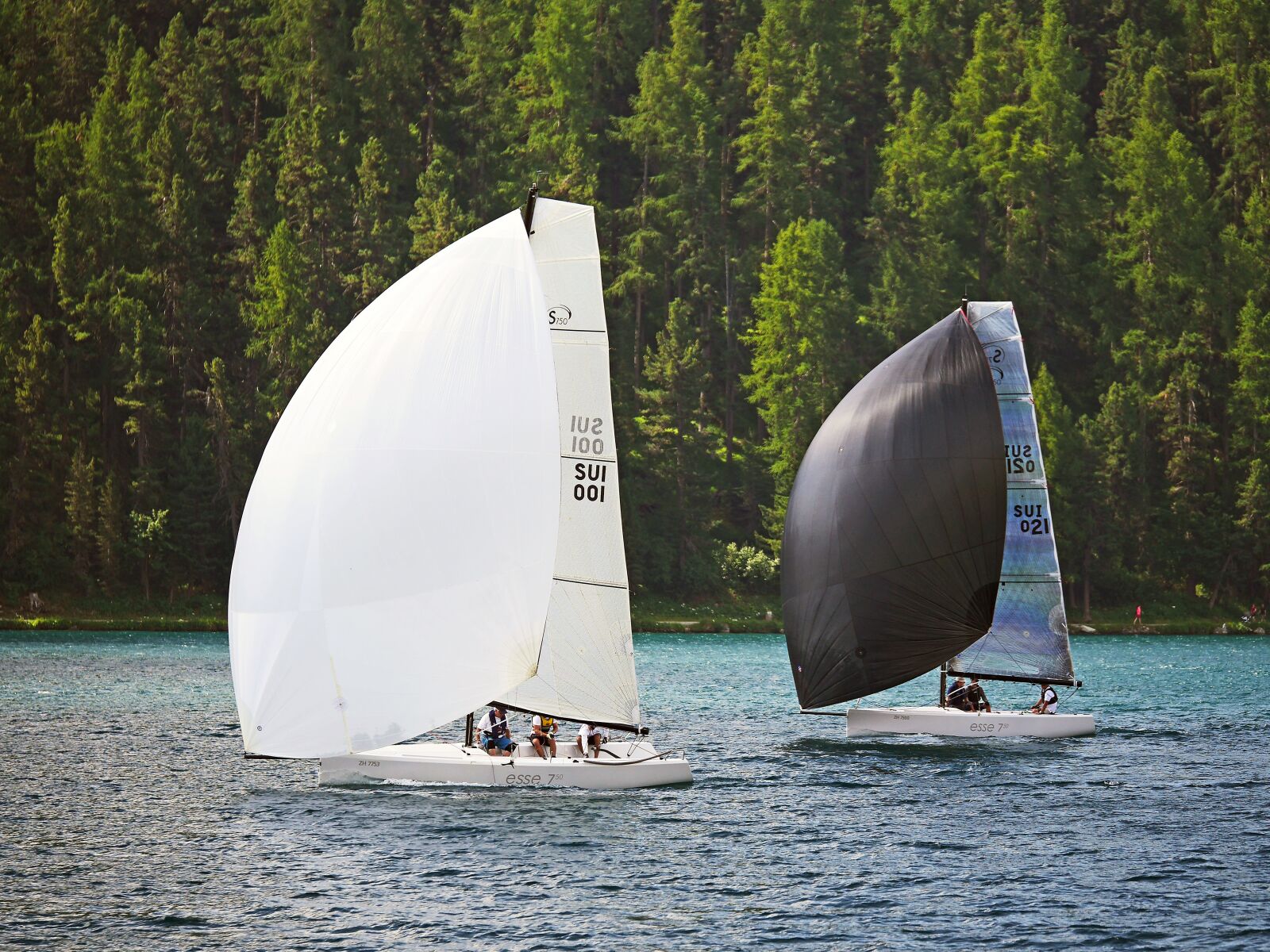Panasonic Lumix DMC-GH3 sample photo. Lake st moritz, sail photography