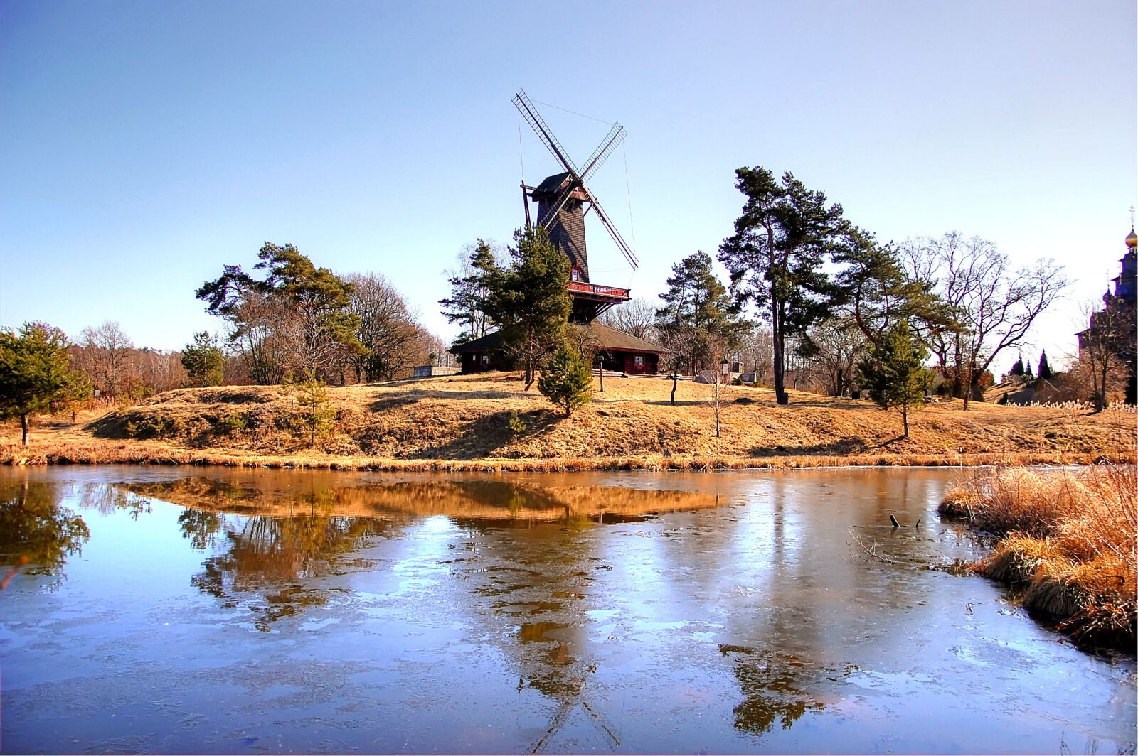 Nikon D40 sample photo. Mill, gifhorn, museum photography
