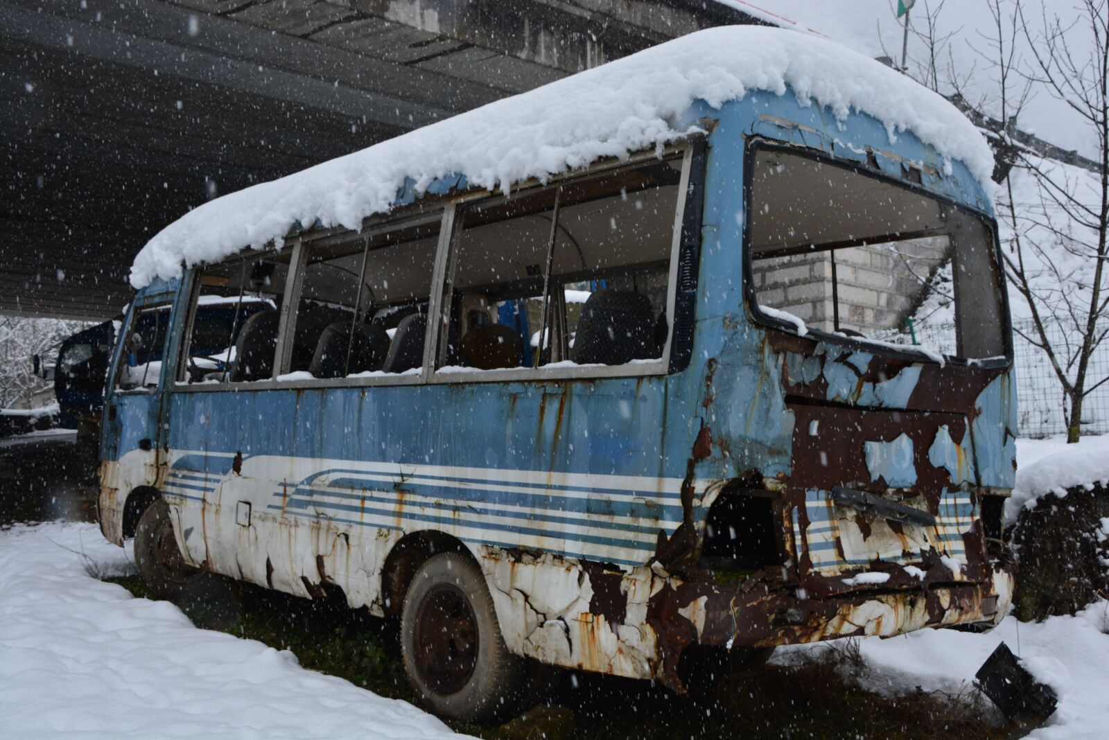 Nikon D5200 sample photo. Winter, in rural areas photography