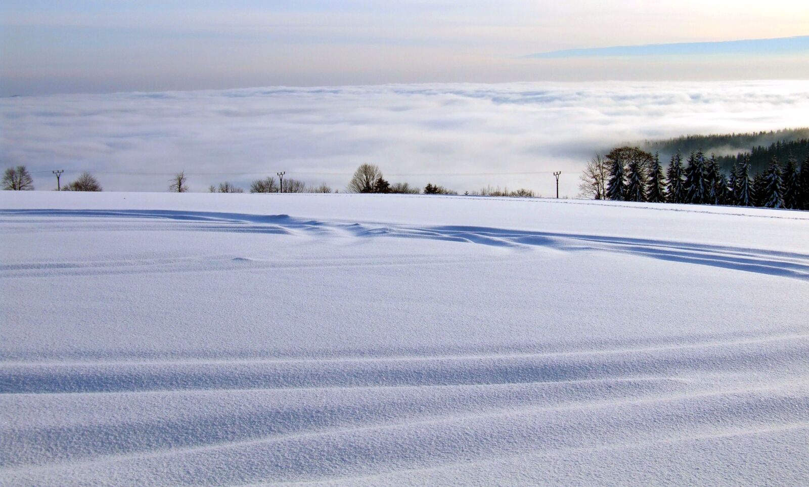 Fujifilm FinePix S9600 sample photo. Winter, snow, mountains photography