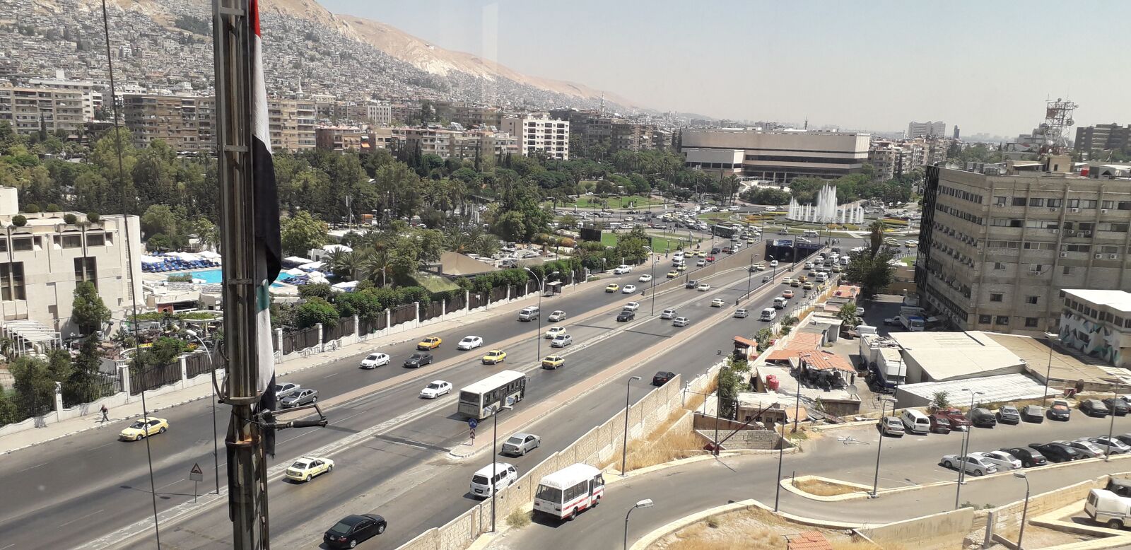 Samsung Galaxy J6 sample photo. Damascus, country, cars photography