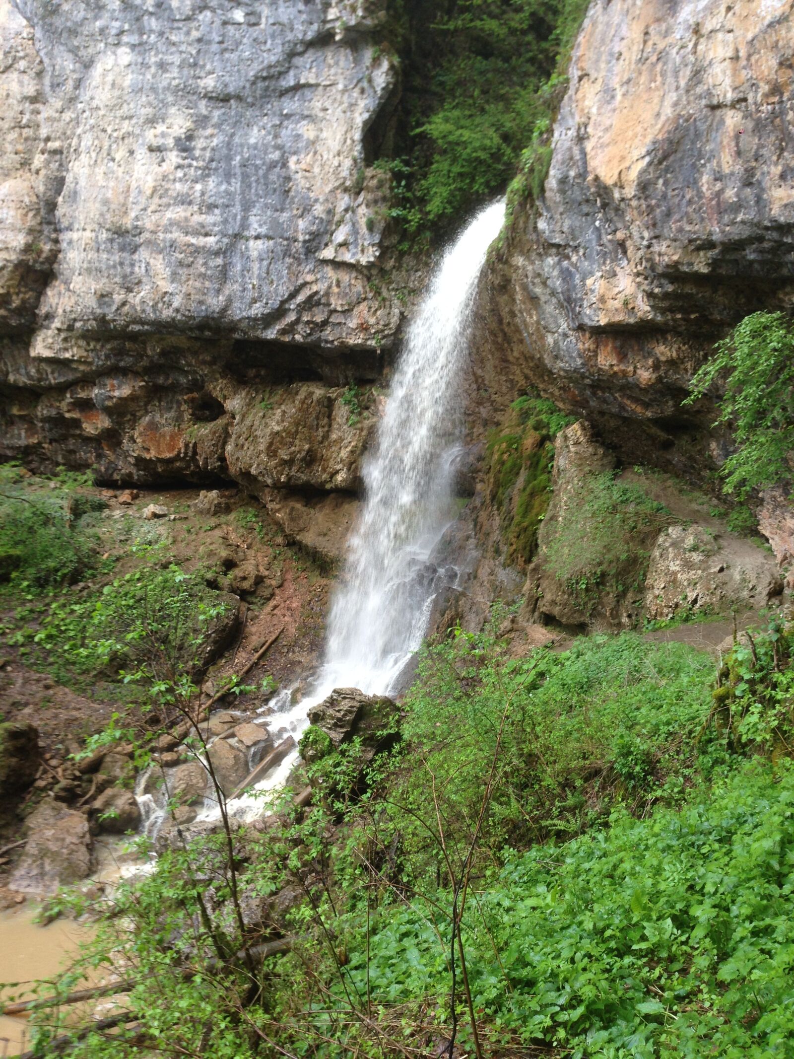 iPhone 5 back camera 4.12mm f/2.4 sample photo. Waterfall, mountain river, nature photography