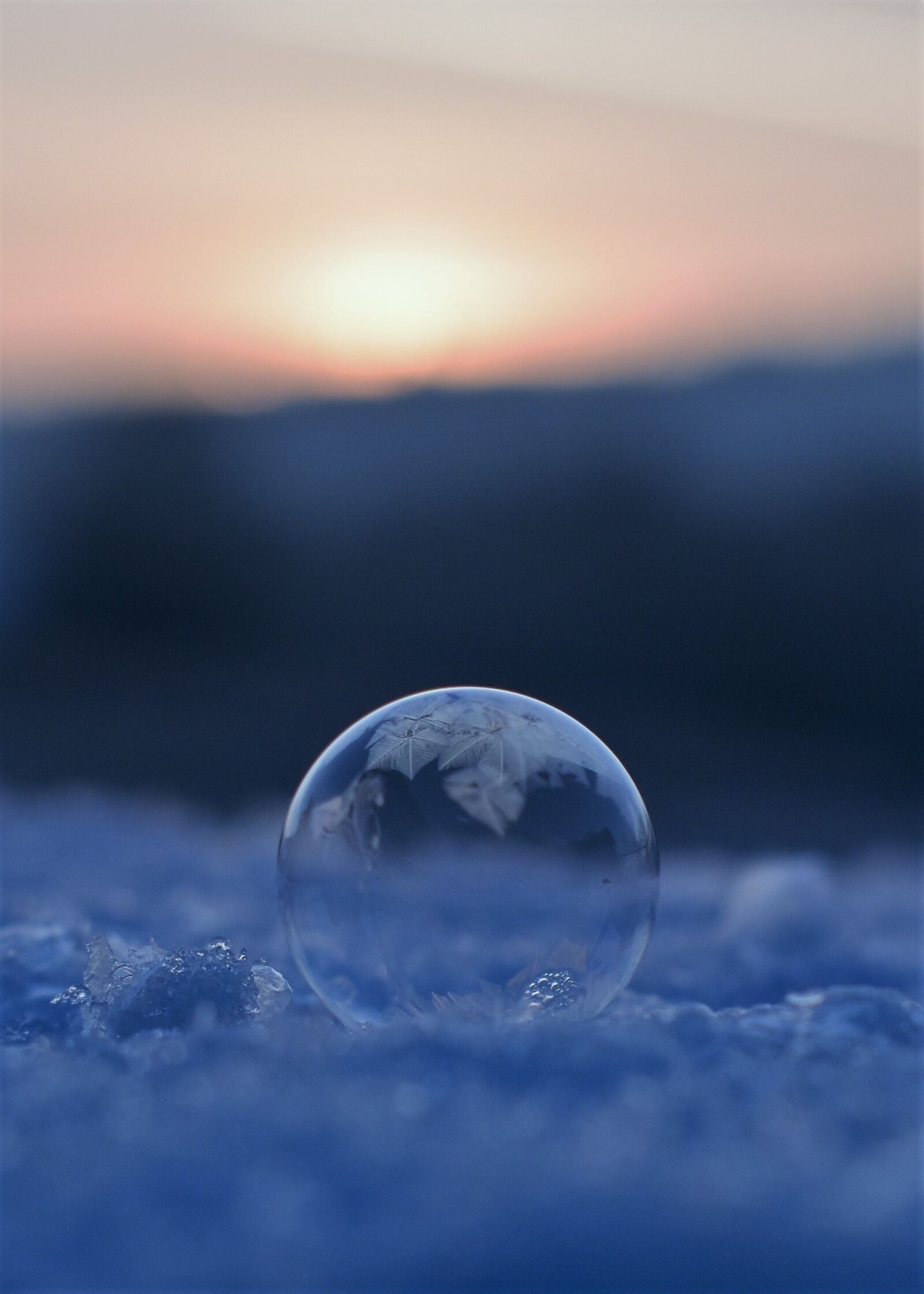 Nikon D5500 sample photo. Soap bubbles, frozen, frozen photography
