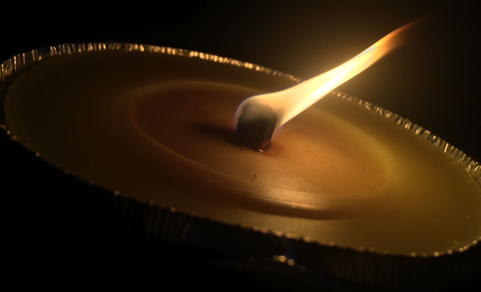 Apple iPhone 6 sample photo. Candle, flame, christmas photography