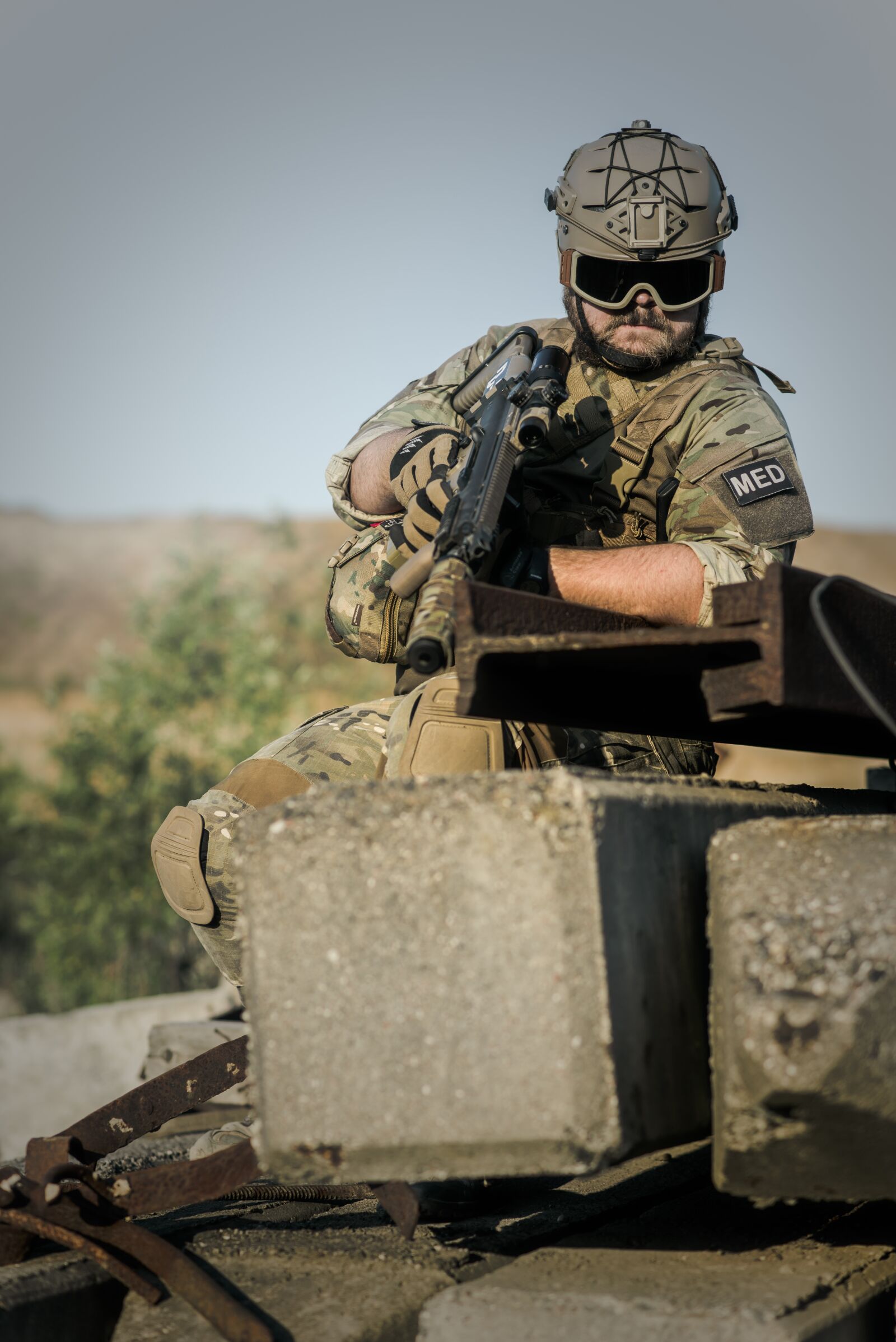 Nikon D600 sample photo. War, desert, guns photography