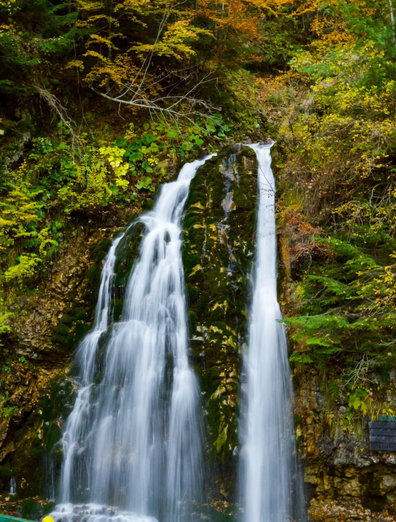 Nikon D3200 sample photo. Waterfall, landscape, autumn photography