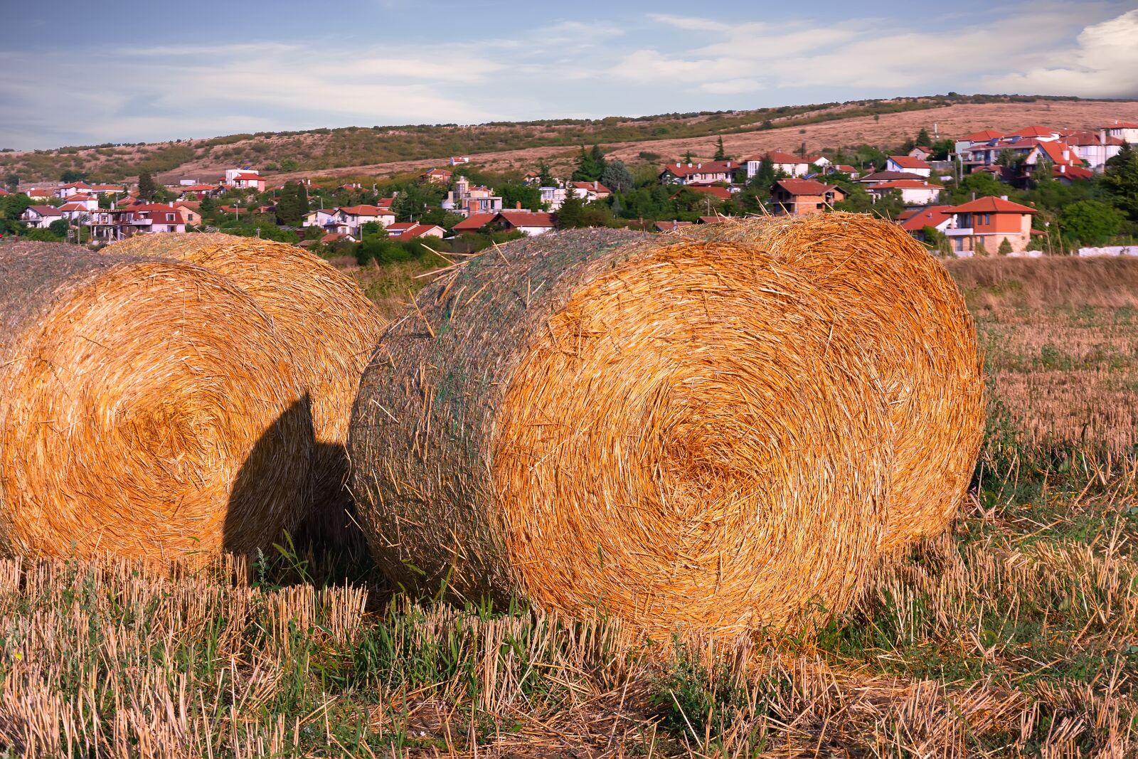 Nikon D7200 sample photo. Round, barley, stack photography
