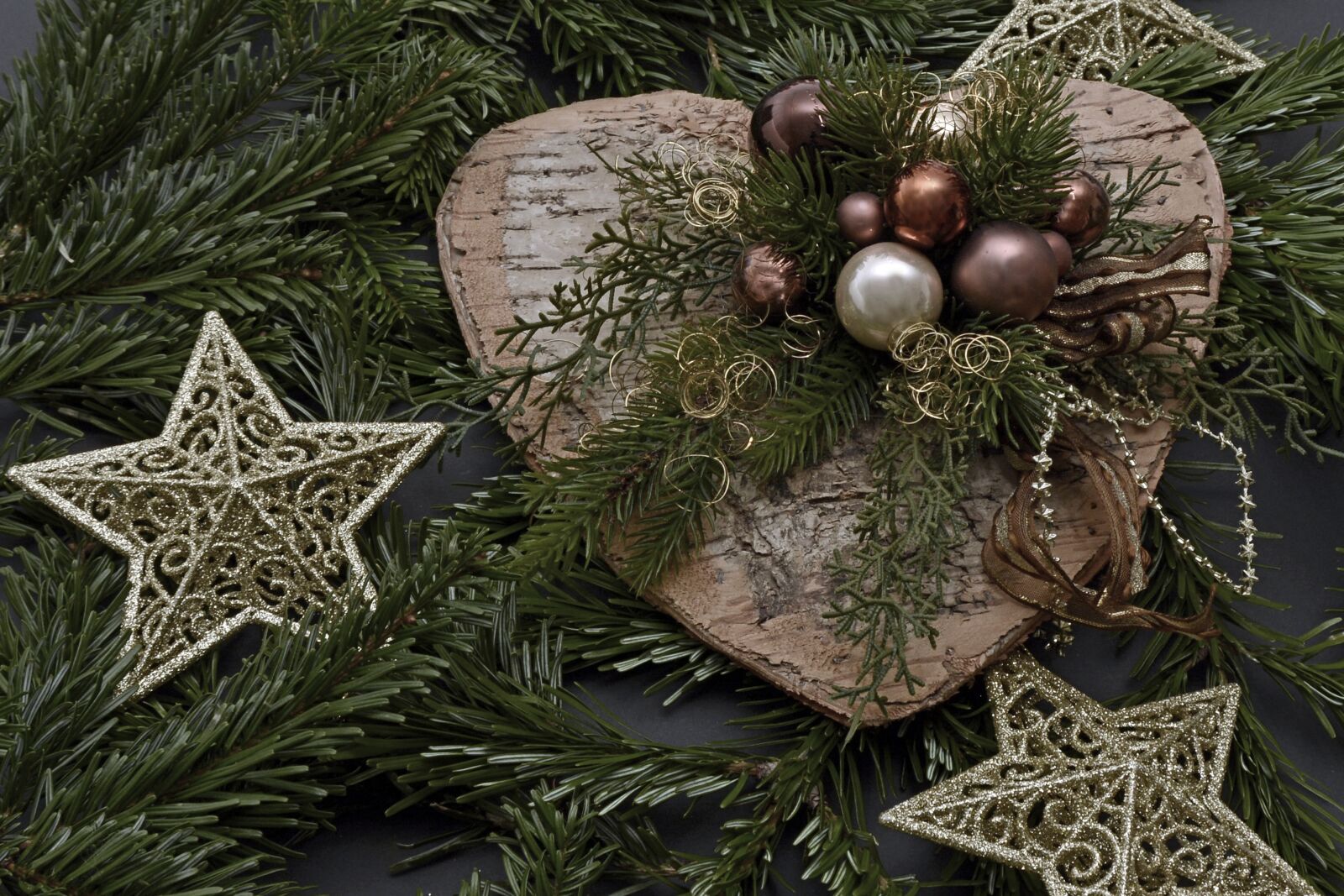 Nikon D7100 sample photo. Christmas heart, christmas, decoration photography