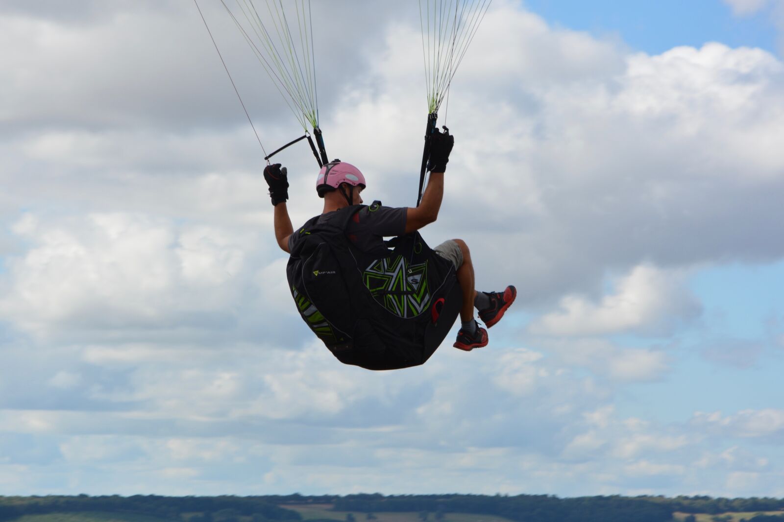Nikon D5200 sample photo. Paragliding, paraglider, monitor paragliding photography