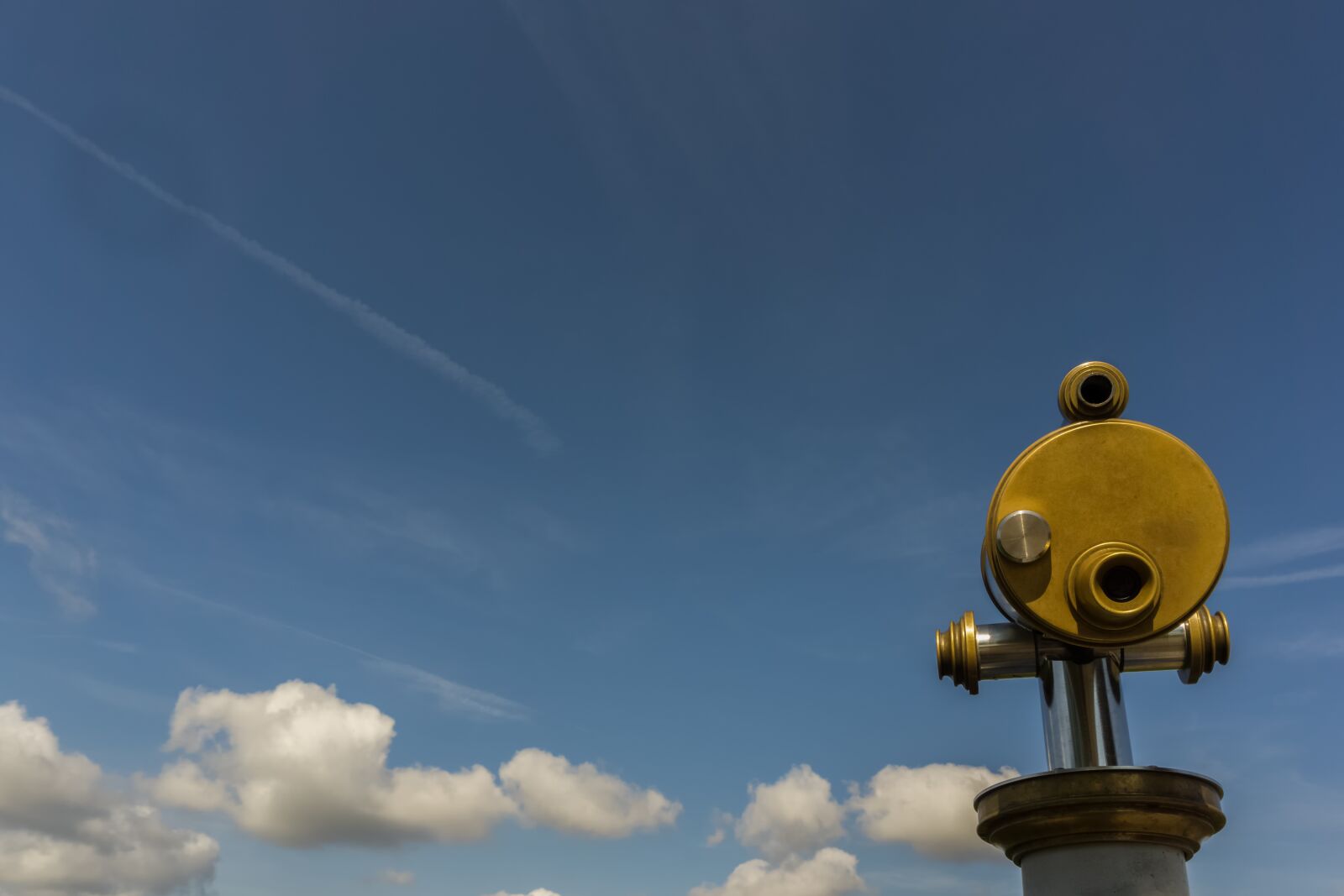 Sony a6000 sample photo. Telescope, sky, clouds photography